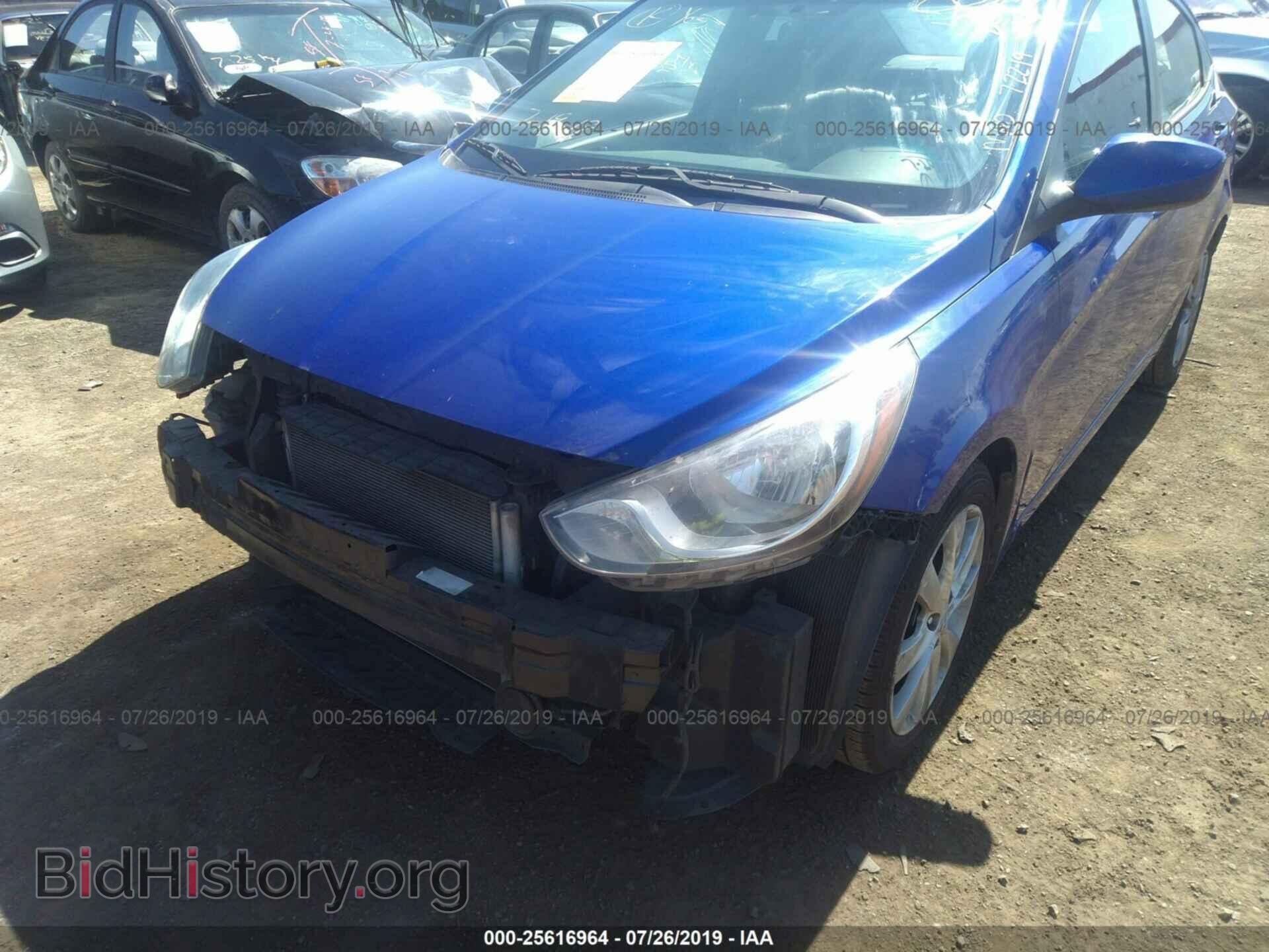 2012 HYUNDAI ACCENT - VIN: KMHCU4AEXCU058208 - Фото 6