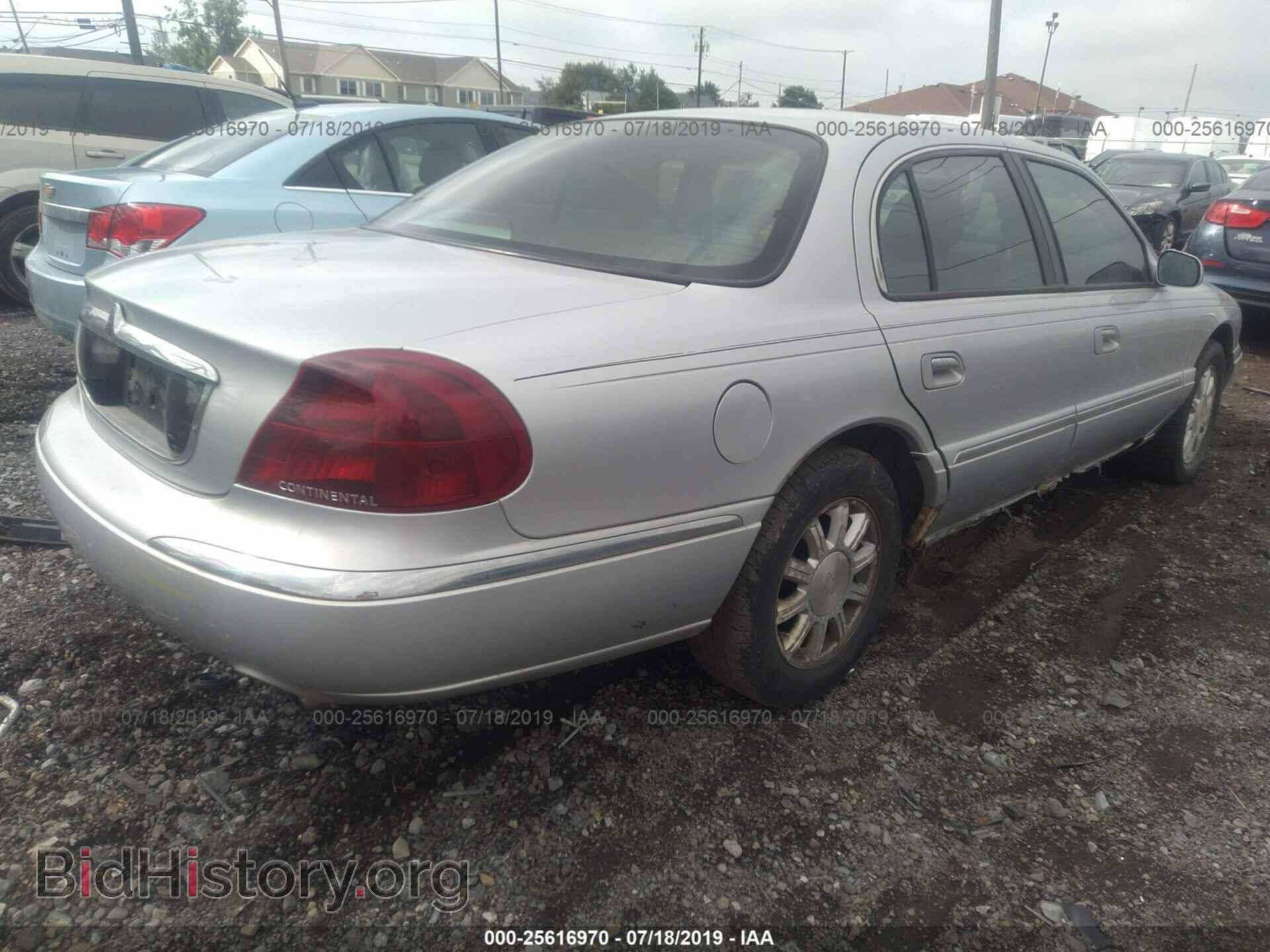 2001 LINCOLN CONTINENTAL - VIN: 1LNHM97V51Y704707 - Фото 4