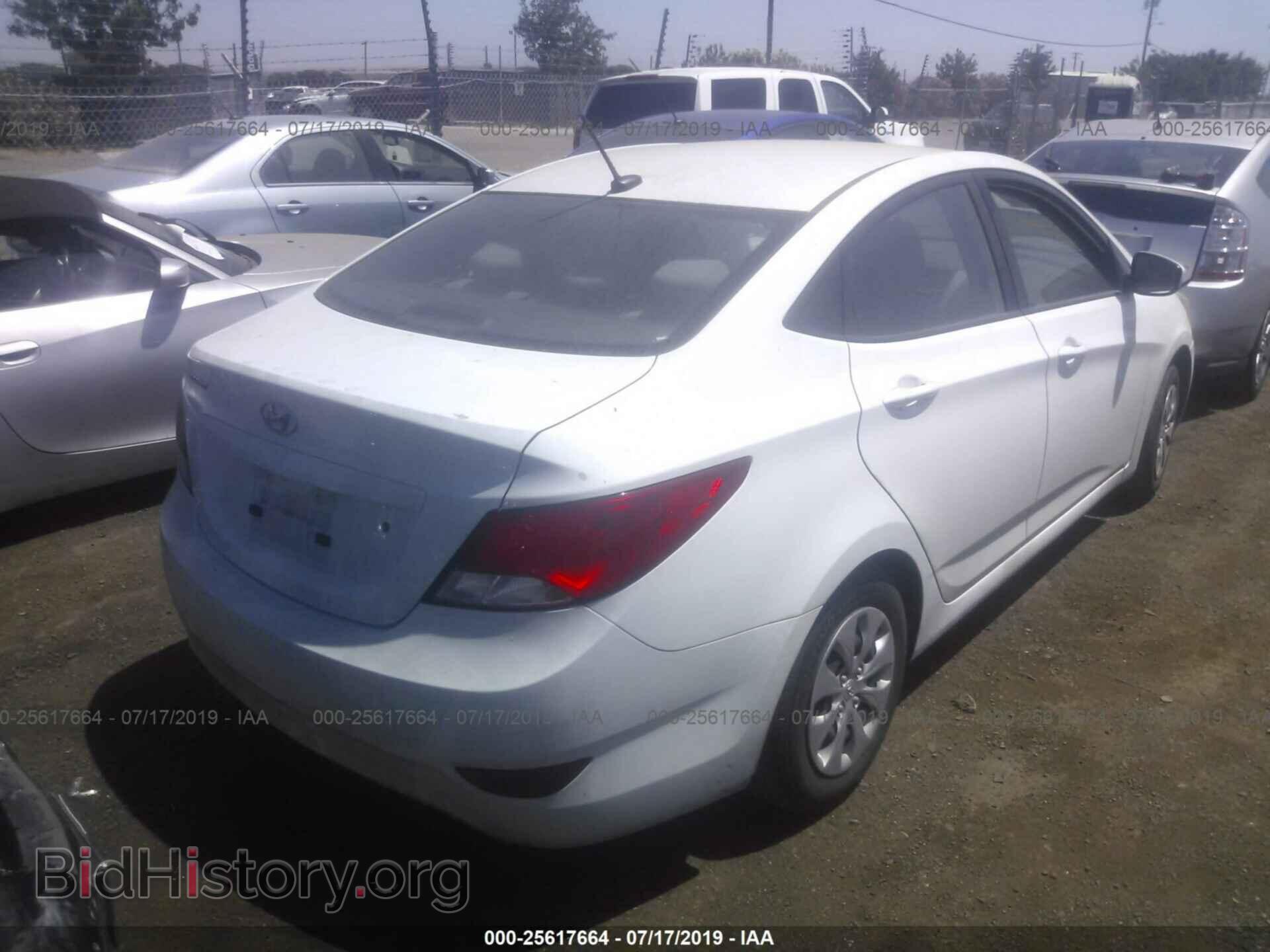 2017 HYUNDAI ACCENT - VIN: KMHCT4AE2HU300368 - Фото 4