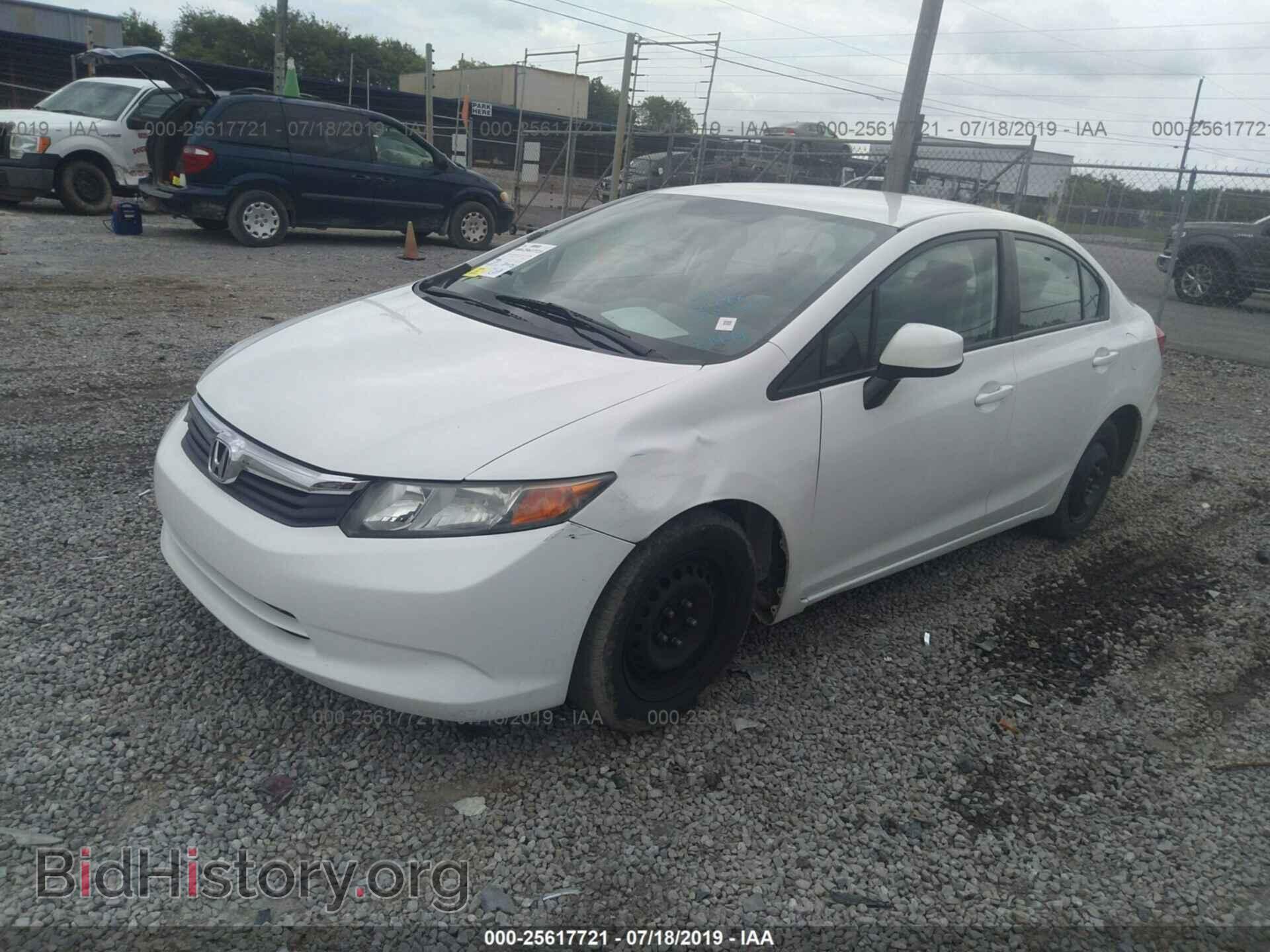 2012 HONDA CIVIC - VIN: 19XFB2F53CE051149 - Фото 2