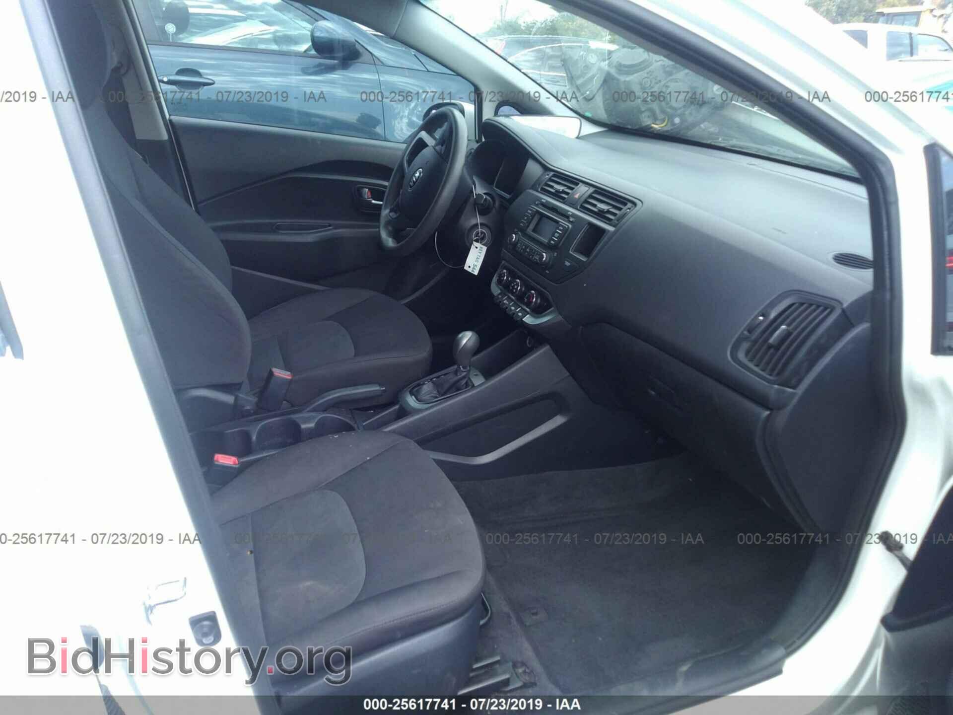 2014 KIA RIO - VIN: KNADM5A37E6351288 - Фото 5