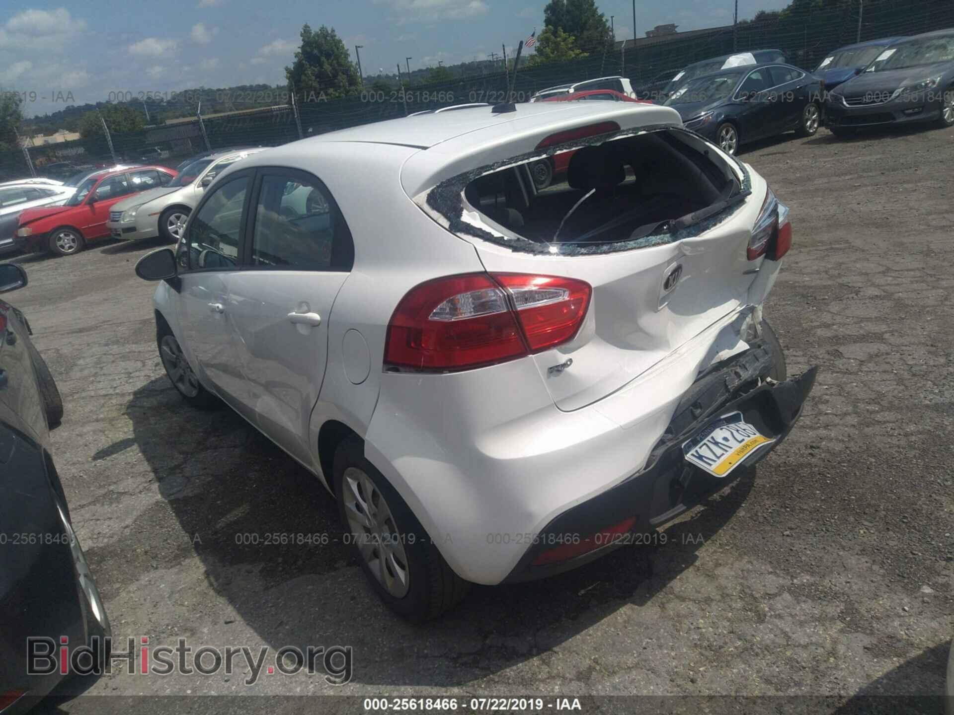 2013 KIA RIO - VIN: KNADM5A35D6138547 - Фото 3