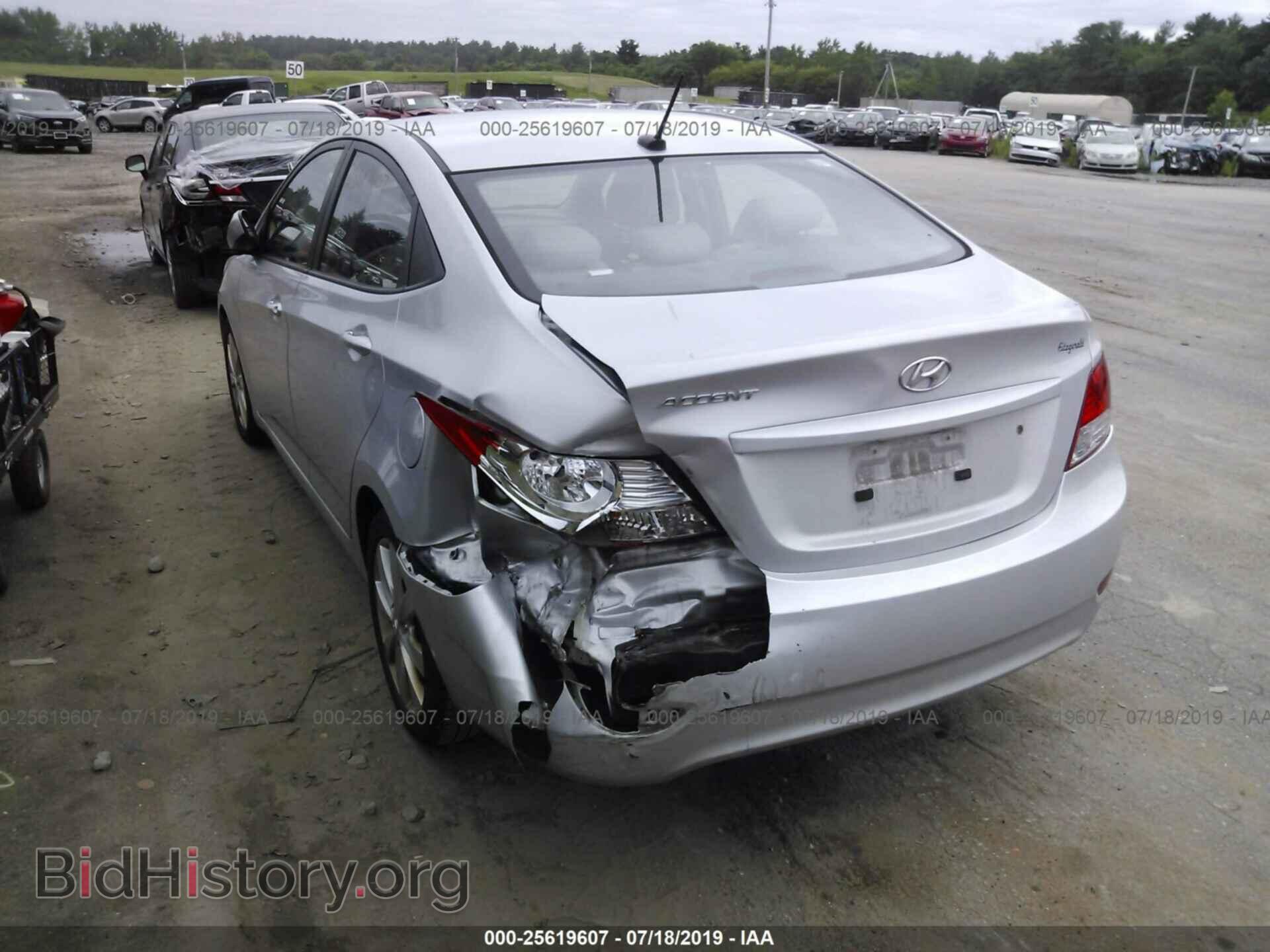 2013 HYUNDAI ACCENT - VIN: KMHCU4AE8DU453151 - Фото 3