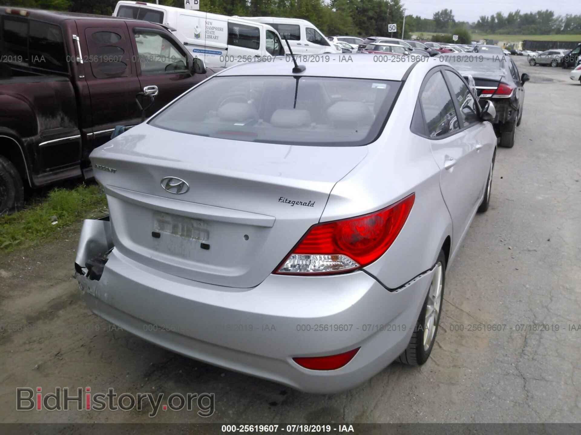 2013 HYUNDAI ACCENT - VIN: KMHCU4AE8DU453151 - Фото 4