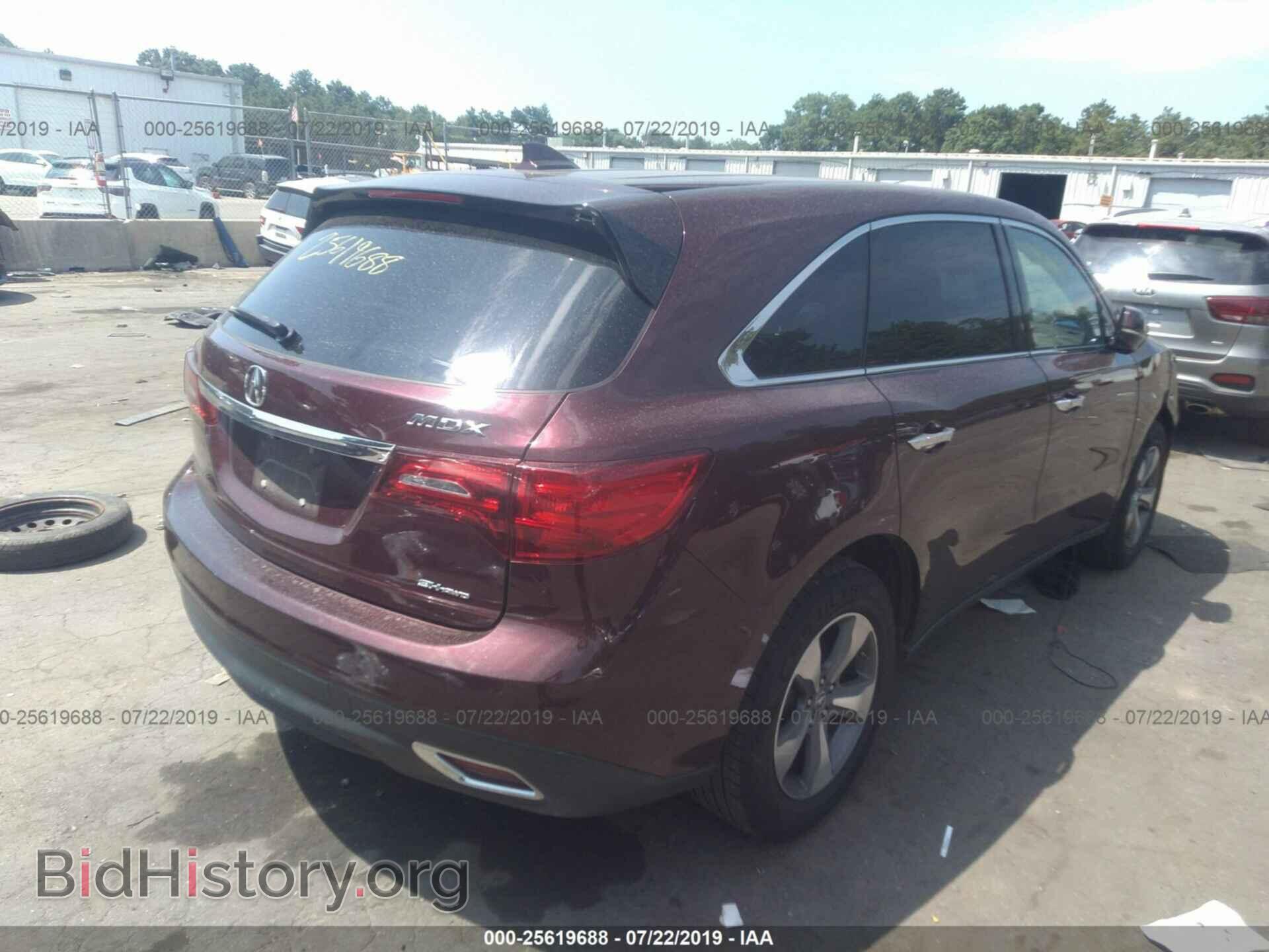 2014 ACURA MDX - VIN: 5FRYD4H21EB024173 - Фото 4