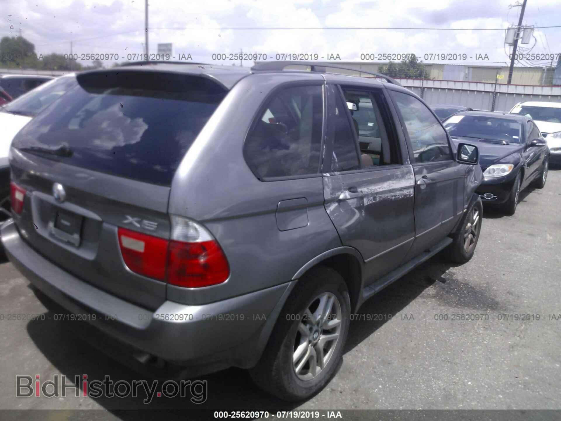 2005 BMW X5 - VIN: 5UXFA13545LY22941 - Фото 4