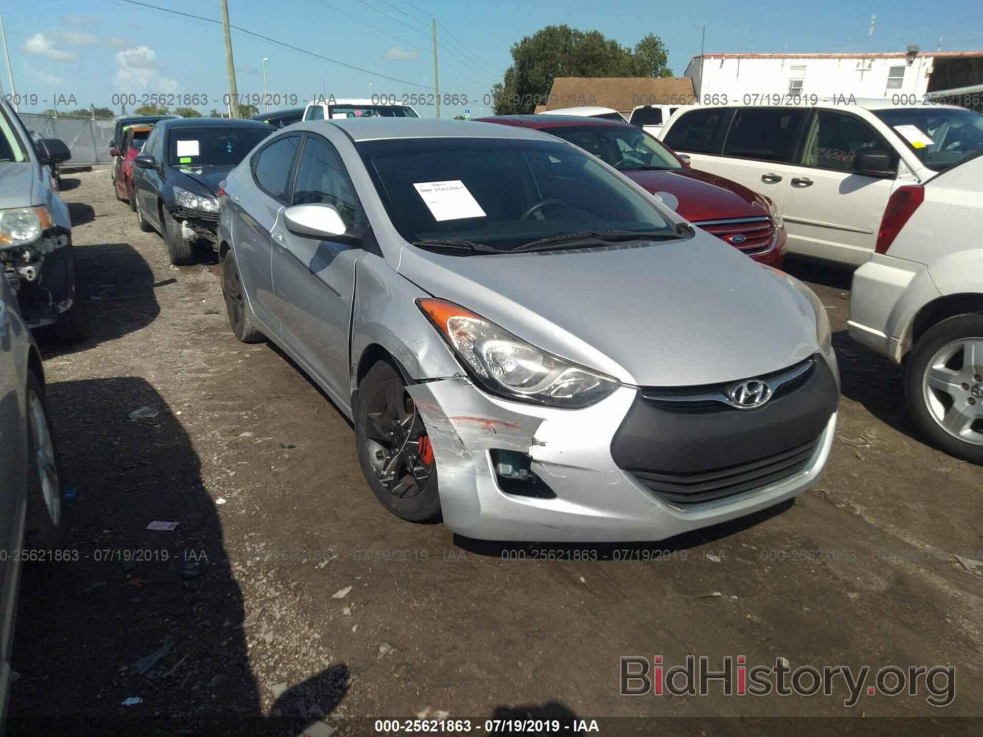 Photo KMHDH4AE7DU842341 - HYUNDAI ELANTRA 2013