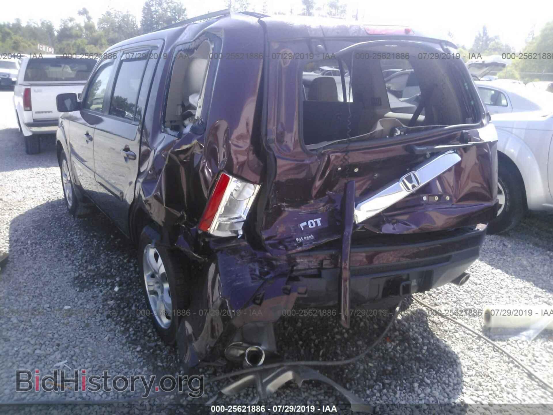 2012 HONDA PILOT - VIN: 5FNYF3H59CB014598 - Фото 3