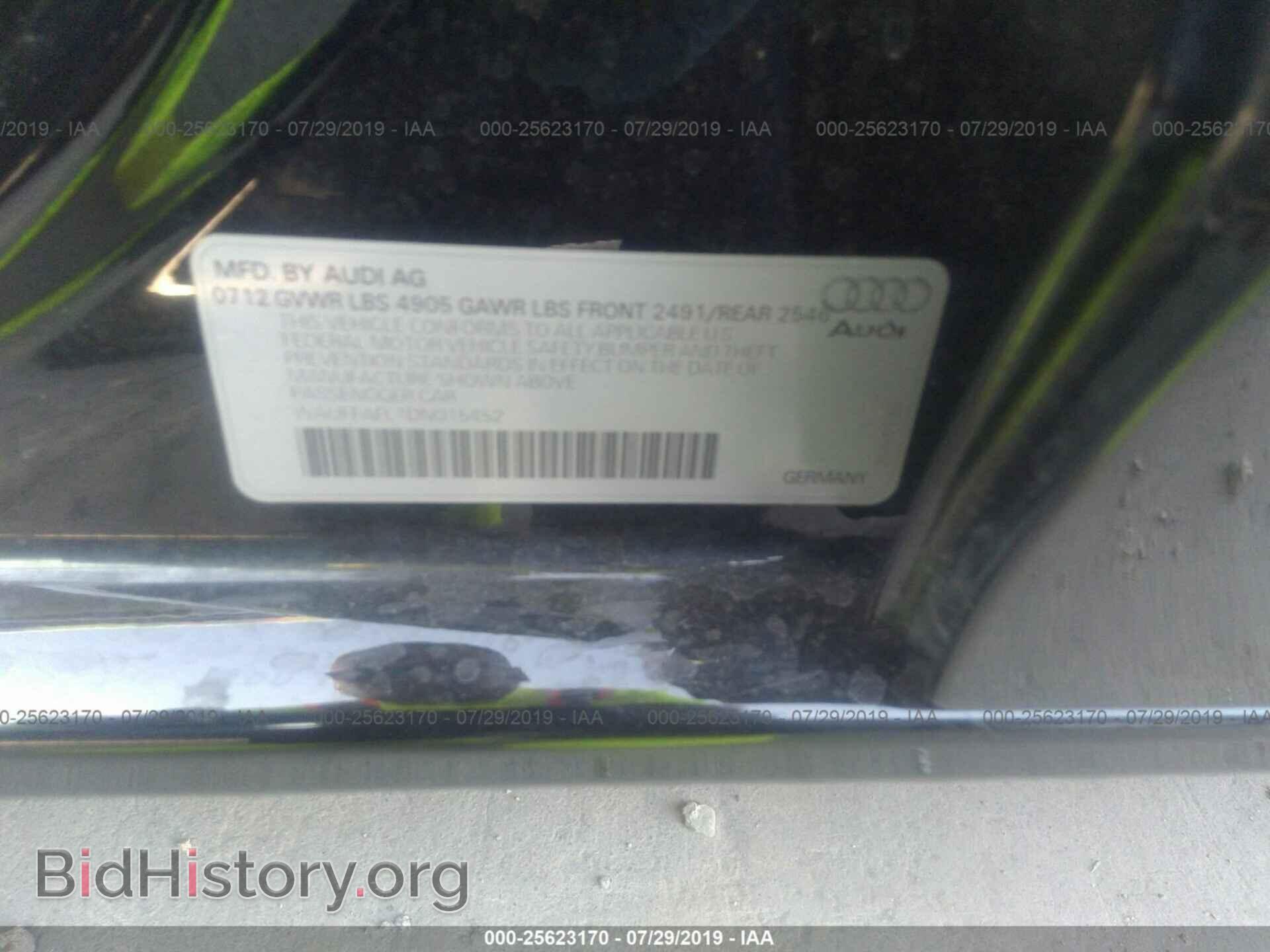 2013 AUDI A4 - VIN: WAUFFAFL1DN015452 - Photo 9
