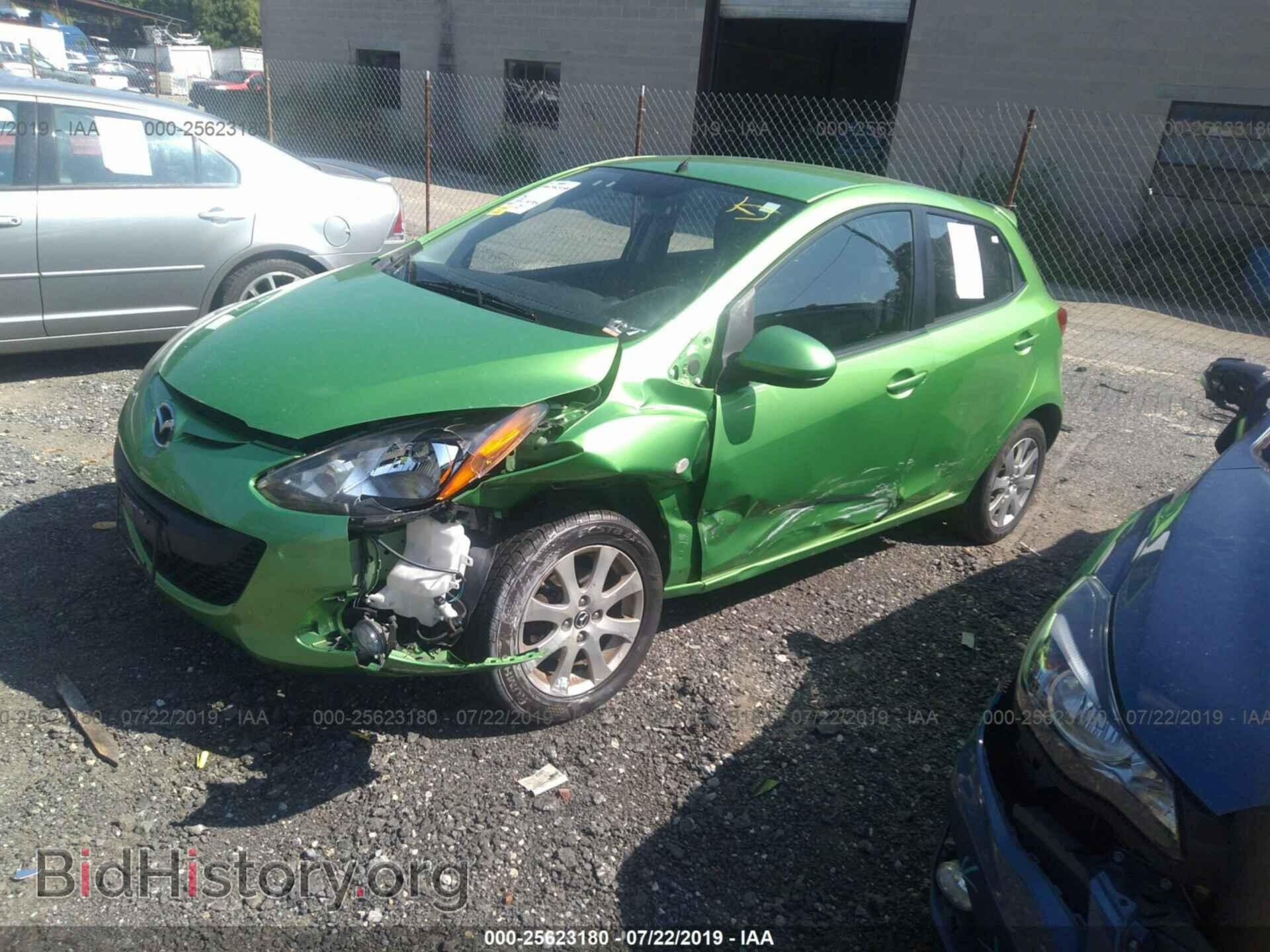2013 MAZDA MAZDA2 - VIN: JM1DE1LY7D0158836 - Фото 2