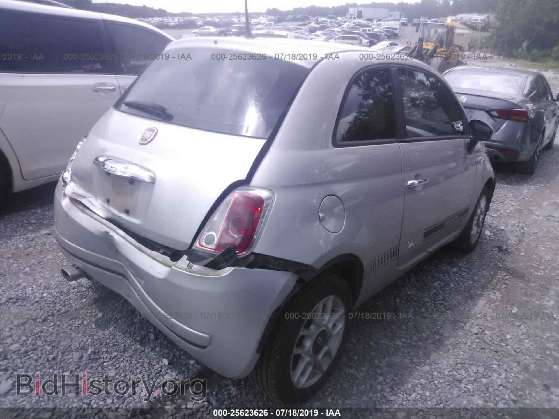 2013 FIAT 500 - VIN: 3C3CFFAR1DT546041 - Фото 4