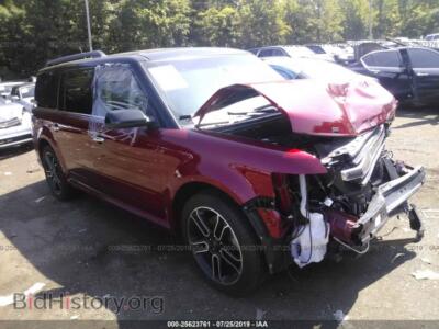 2015 Ford FLEX SEL, red — VIN 2FMGK5C87FBA19395, IAAI