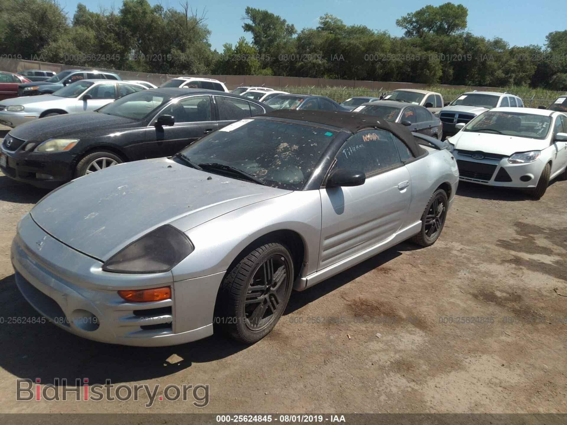 2003 MITSUBISHI ECLIPSE - VIN: 4A3AE55H63E130144 - Фото 2