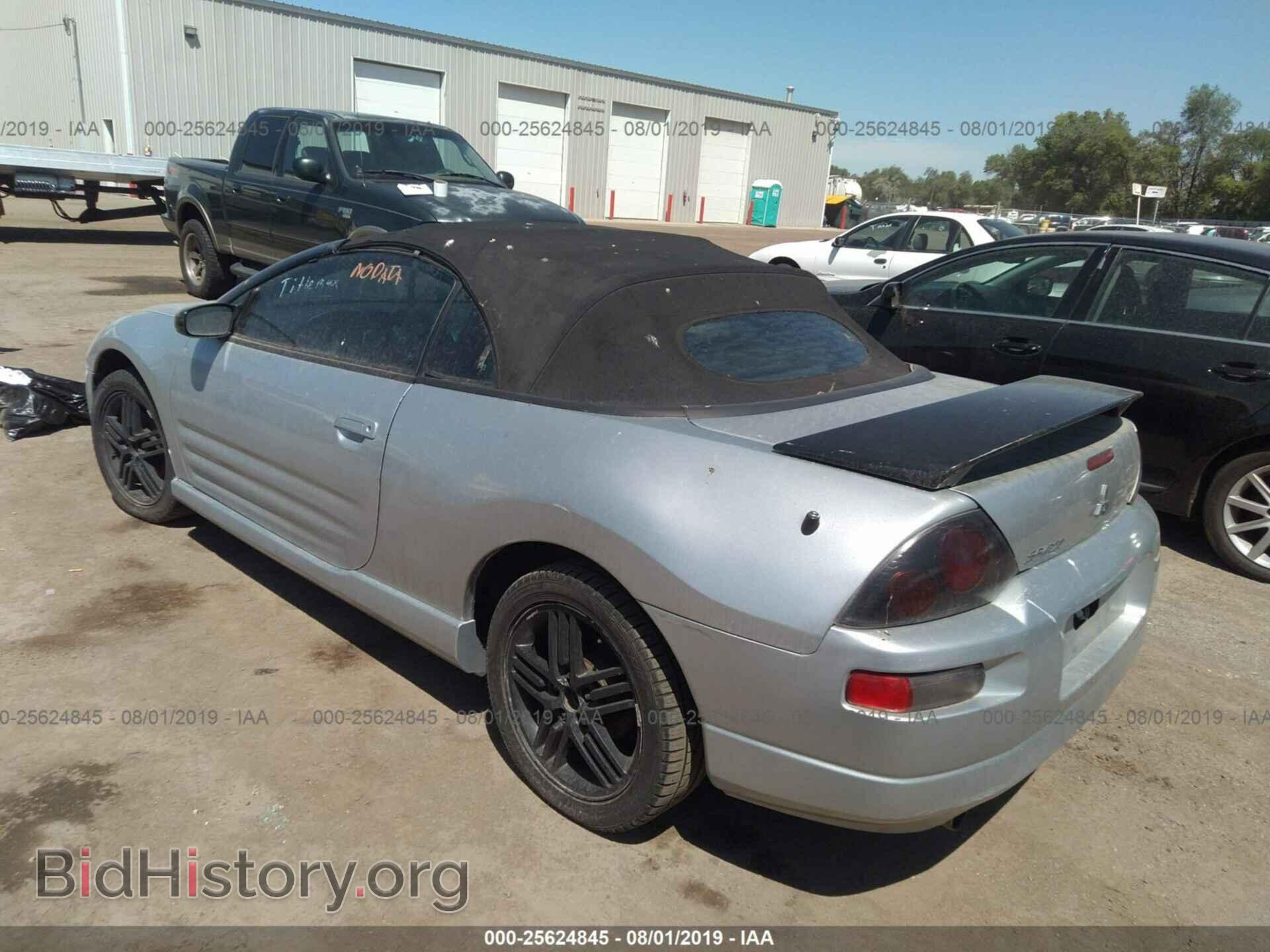 2003 MITSUBISHI ECLIPSE - VIN: 4A3AE55H63E130144 - Фото 3