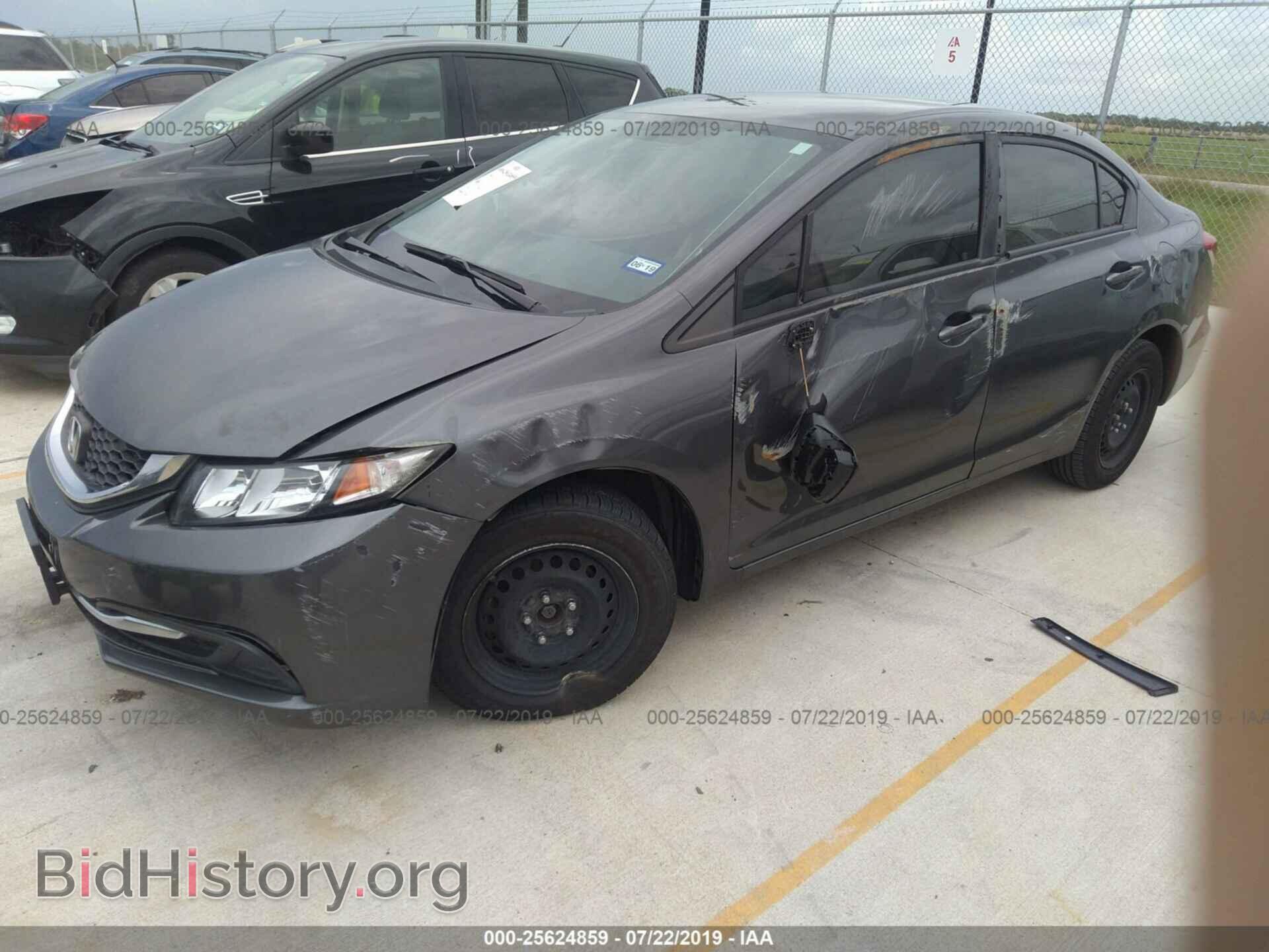 2013 HONDA CIVIC - VIN: 2HGFB2F55DH589326 - Фото 2