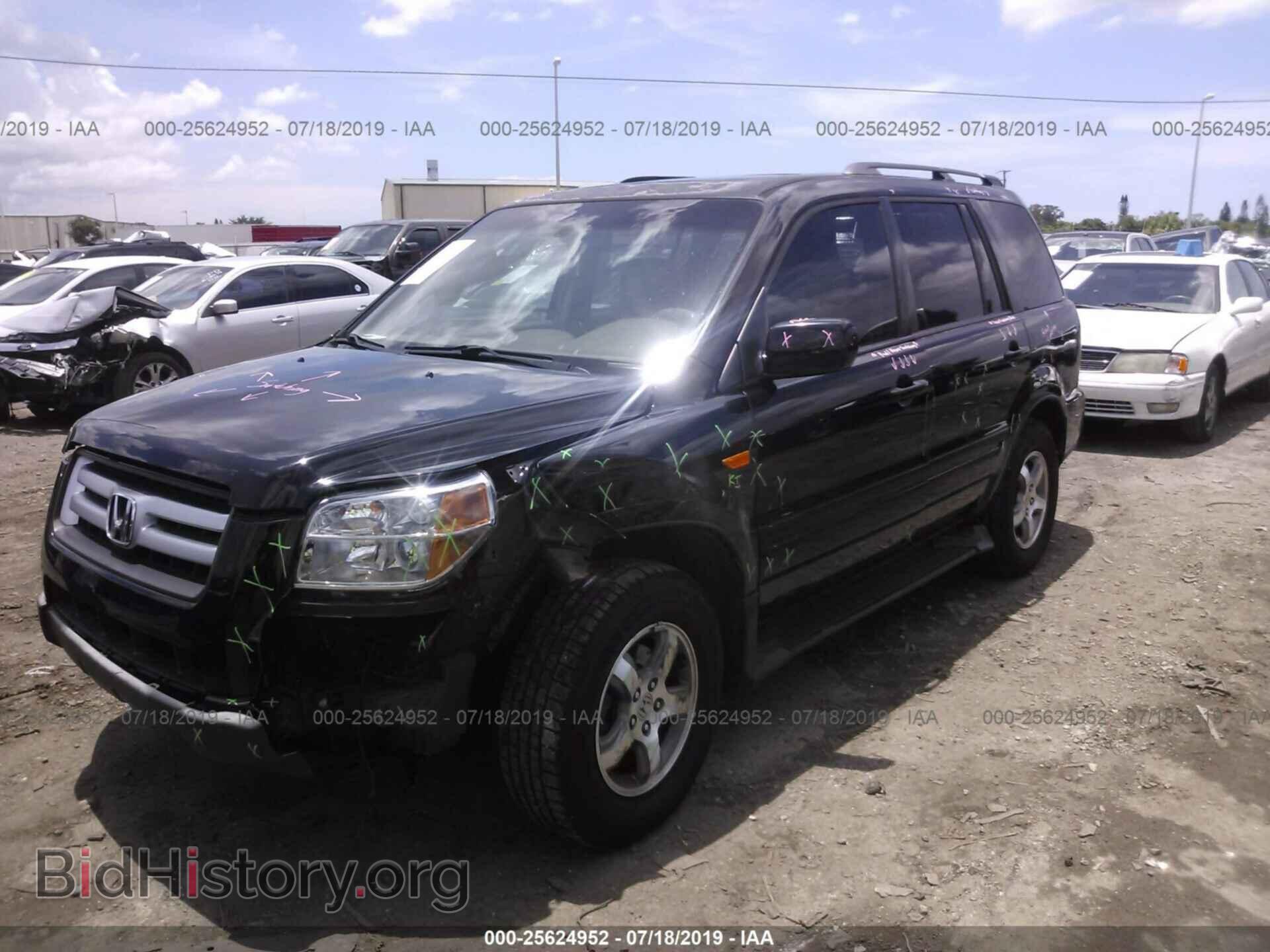2007 HONDA PILOT - VIN: 5FNYF28577B018732 - Фото 2