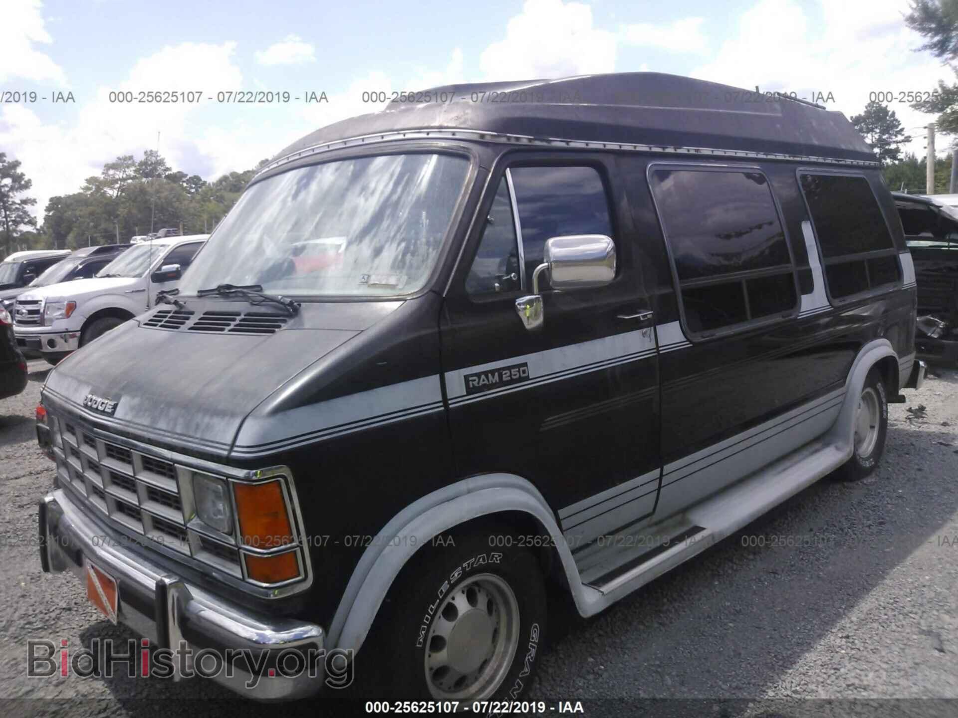 1991 DODGE RAM VAN - VIN: 2B6HD21Y6MK432145 - Фото 2