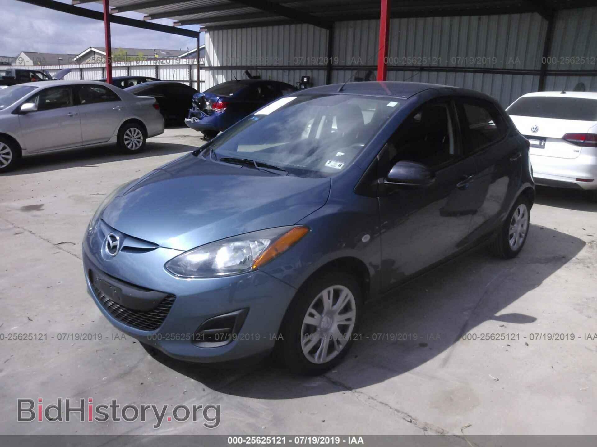 2014 MAZDA MAZDA2 - VIN: JM1DE1KY9E0184714 - Фото 2