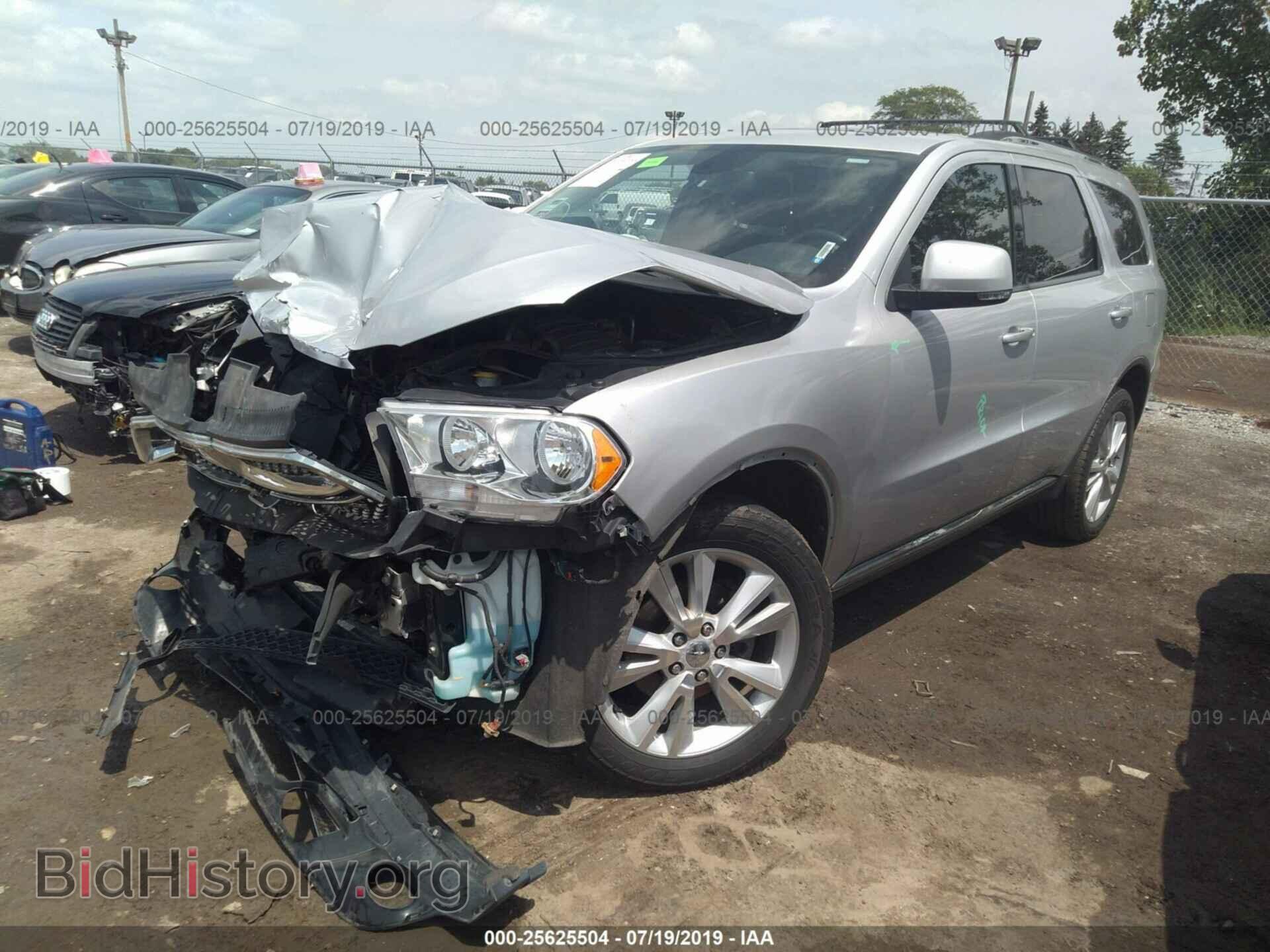 2012 DODGE DURANGO - VIN: 1C4RDJDG7CC107753 - Фото 2