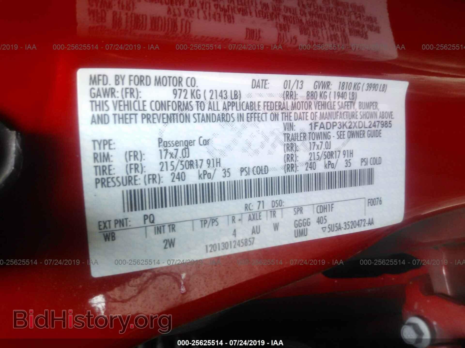 2013 FORD FOCUS - VIN: 1FADP3K2XDL247985 - Photo 9