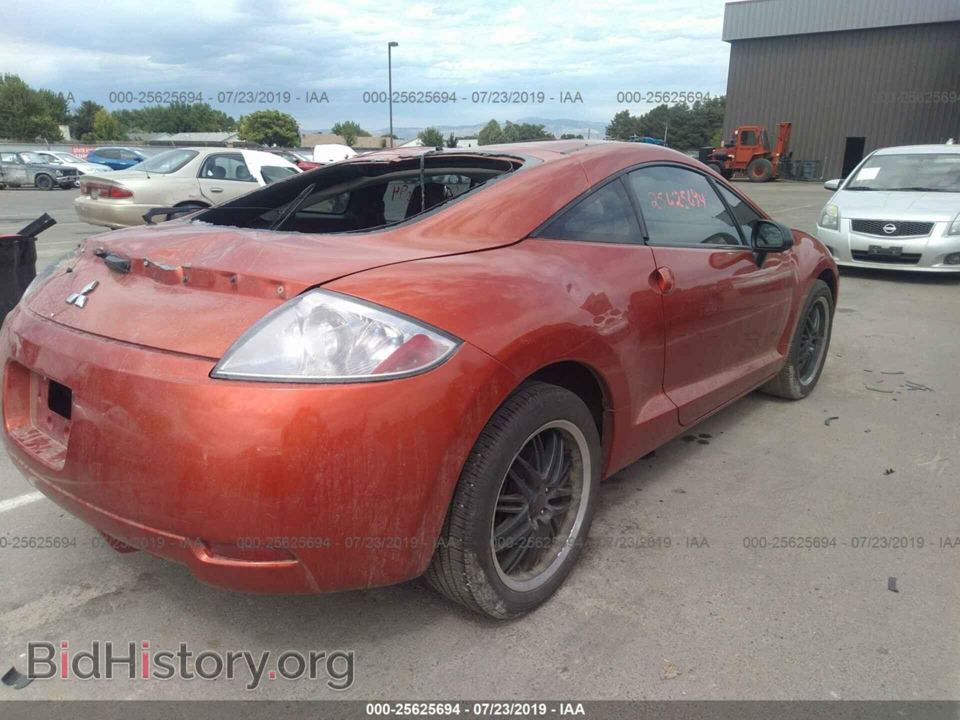 2007 MITSUBISHI ECLIPSE - VIN: 4A3AK34T67E063330 - Photo 4