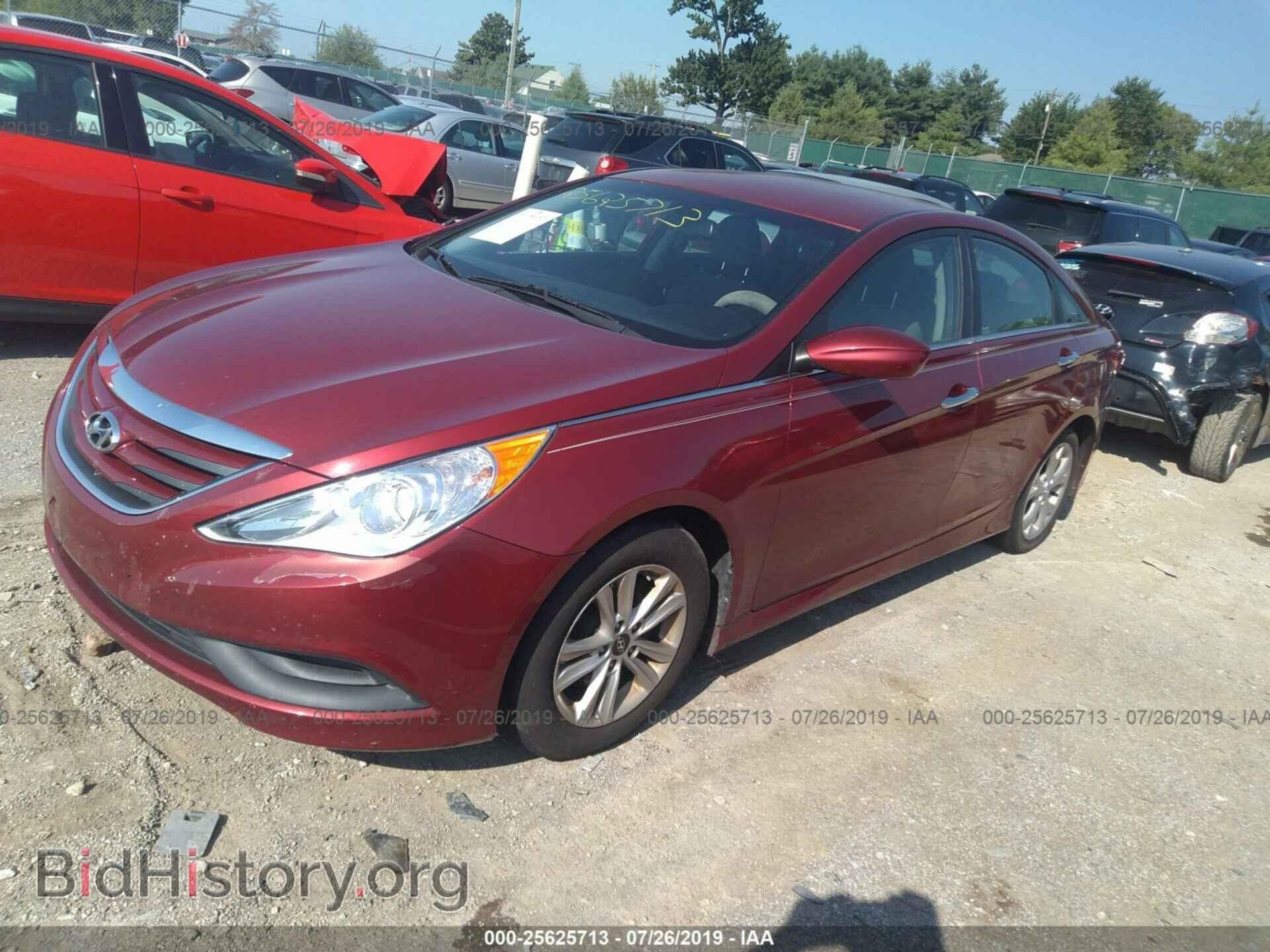 2014 HYUNDAI SONATA - VIN: 5NPEB4AC0EH843996 - Фото 2