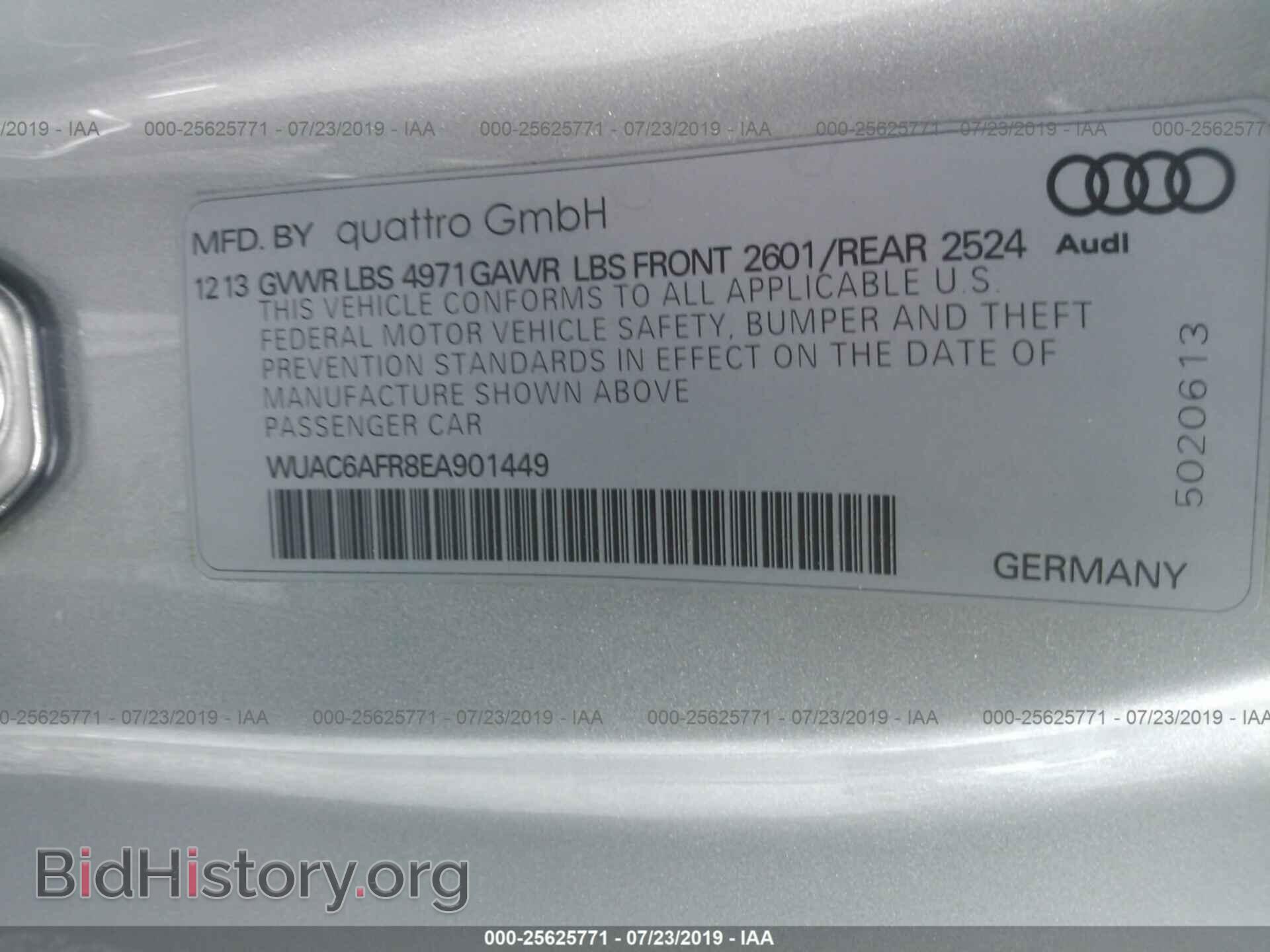 2014 AUDI RS5 - VIN: WUAC6AFR8EA901449 - Фото 9