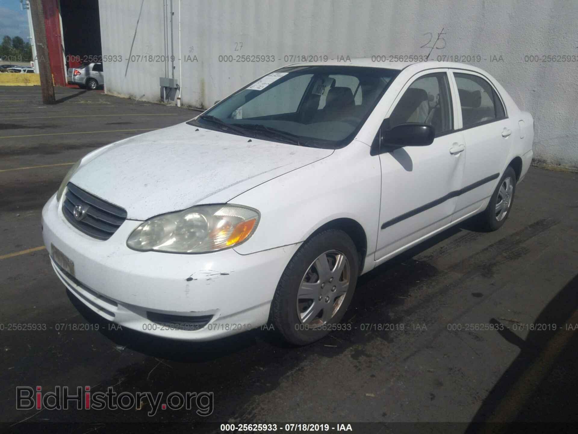 2003 TOYOTA COROLLA - VIN: 1NXBR32E93Z091867 - Фото 2