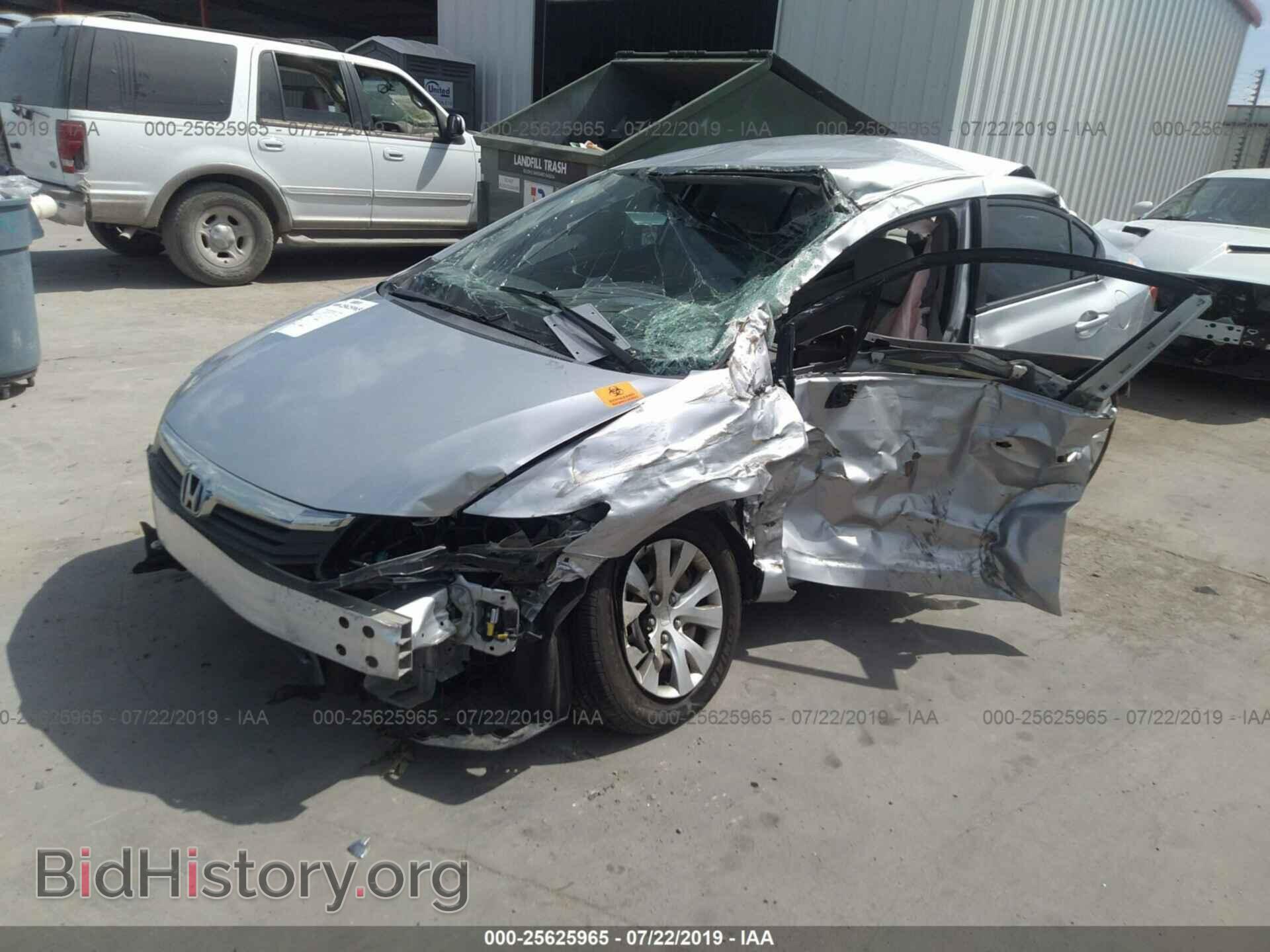 2012 HONDA CIVIC - VIN: 19XFB2F53CE080733 - Photo 2