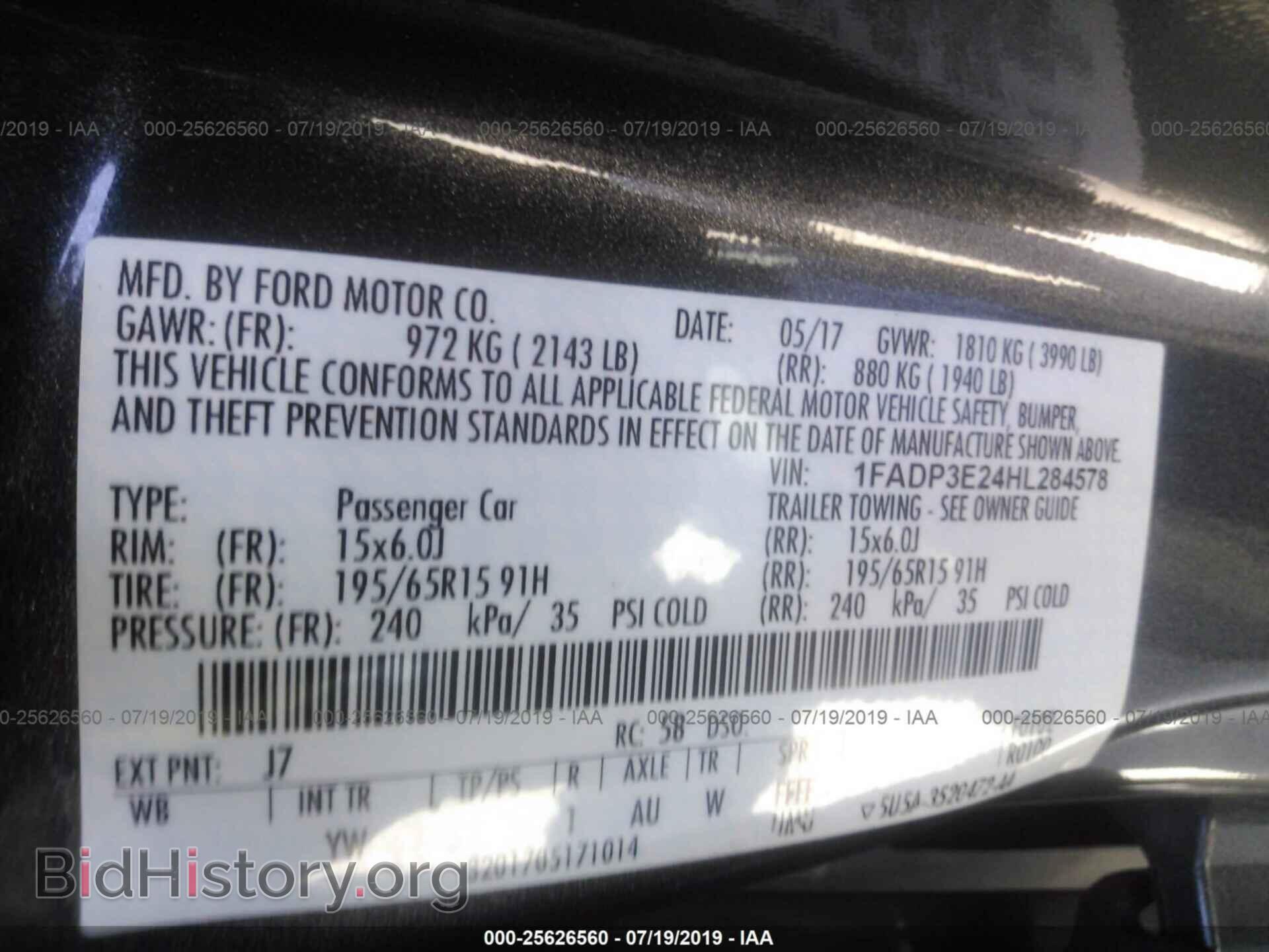 2017 FORD FOCUS - VIN: 1FADP3E24HL284578 - Photo 9