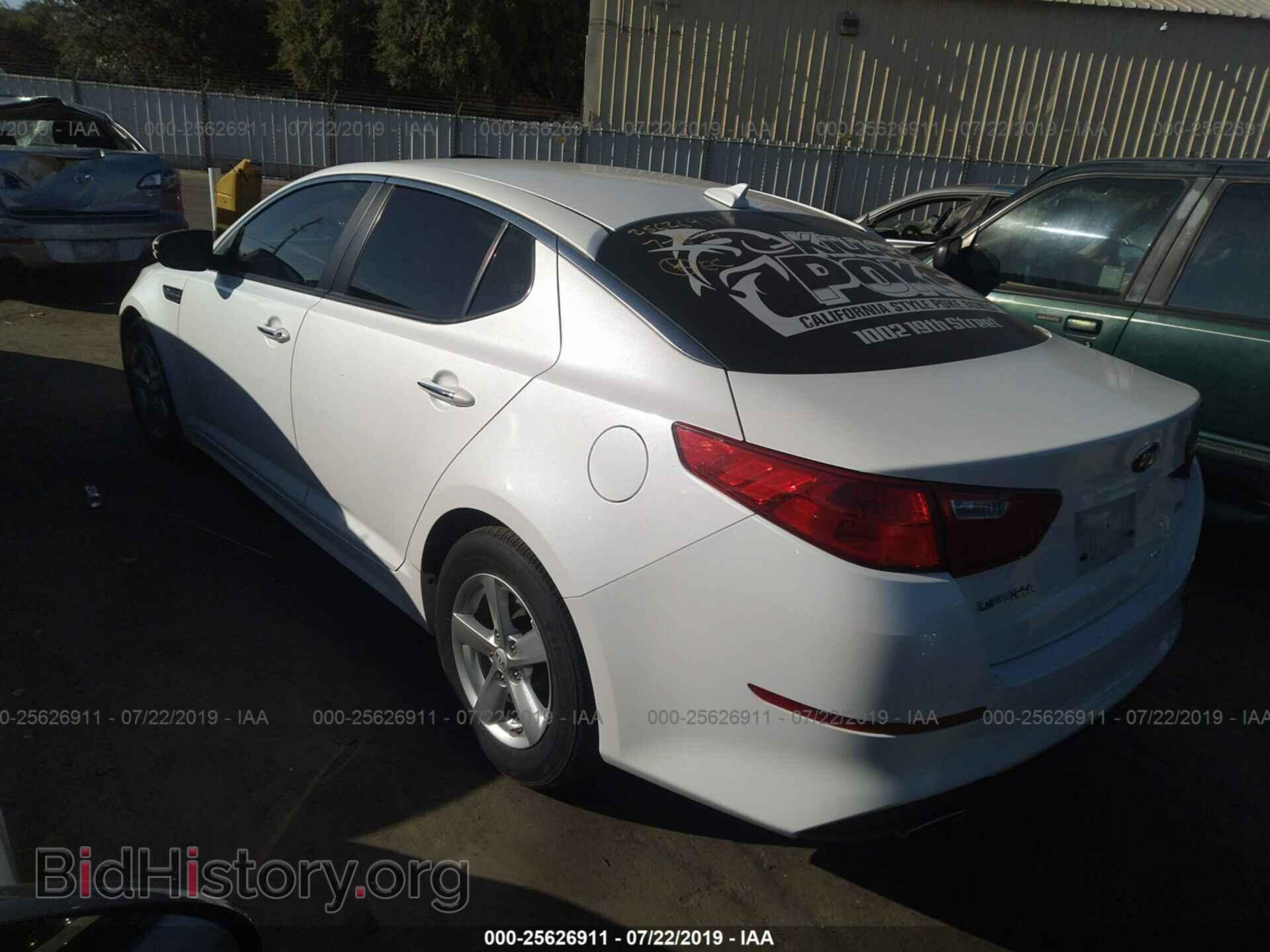 2014 KIA OPTIMA - VIN: KNAGM4A76E5510348 - Фото 3