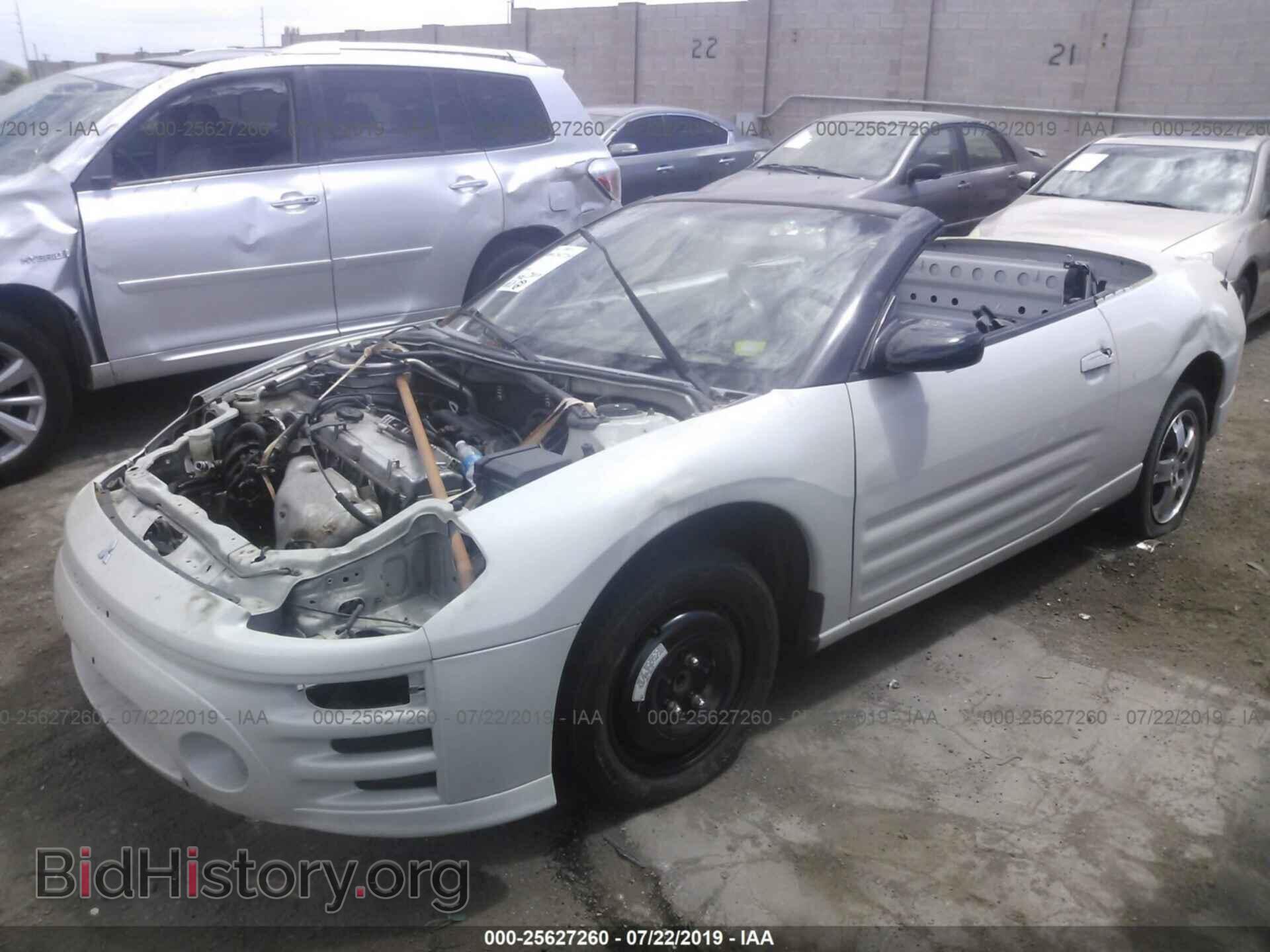 2003 MITSUBISHI ECLIPSE - VIN: 4A3AE45GX3E004824 - Фото 2