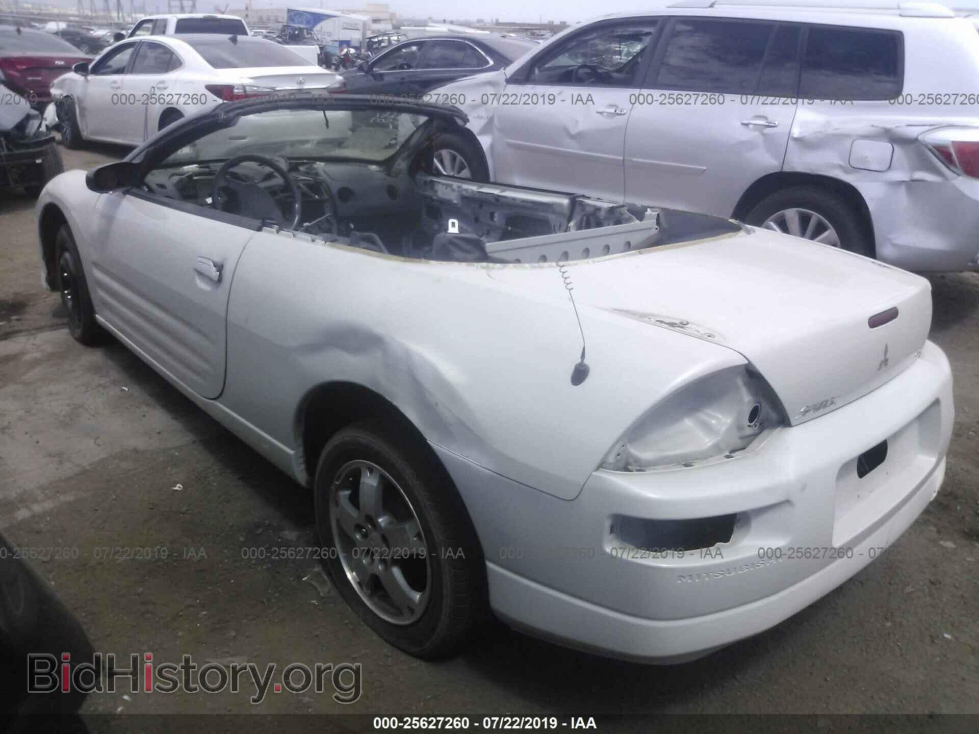 2003 MITSUBISHI ECLIPSE - VIN: 4A3AE45GX3E004824 - Фото 3