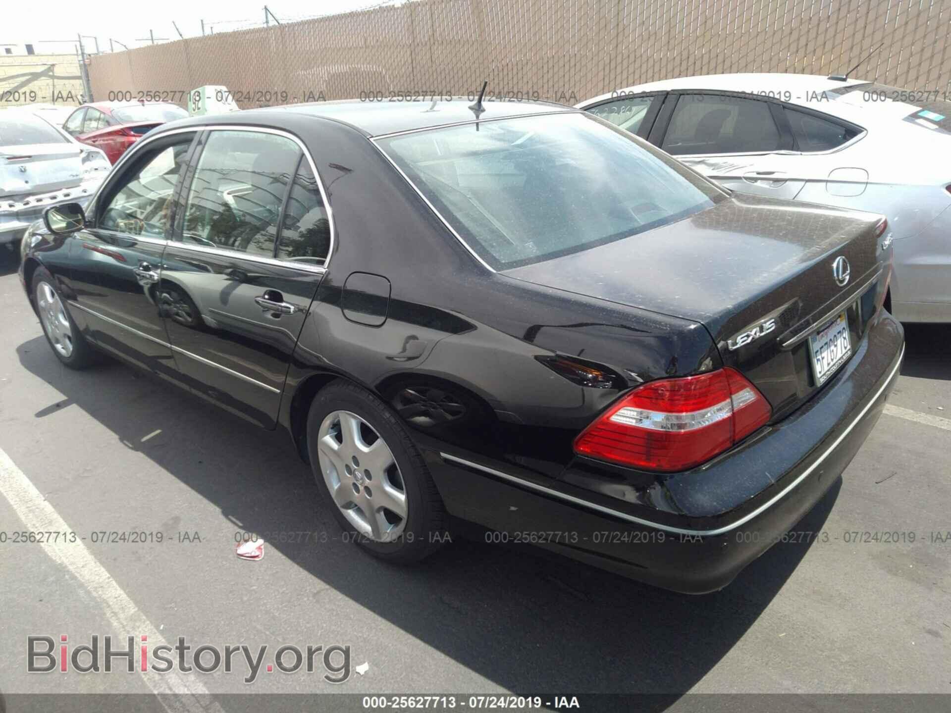2004 LEXUS LS - VIN: JTHBN36F240146623 - Фото 3