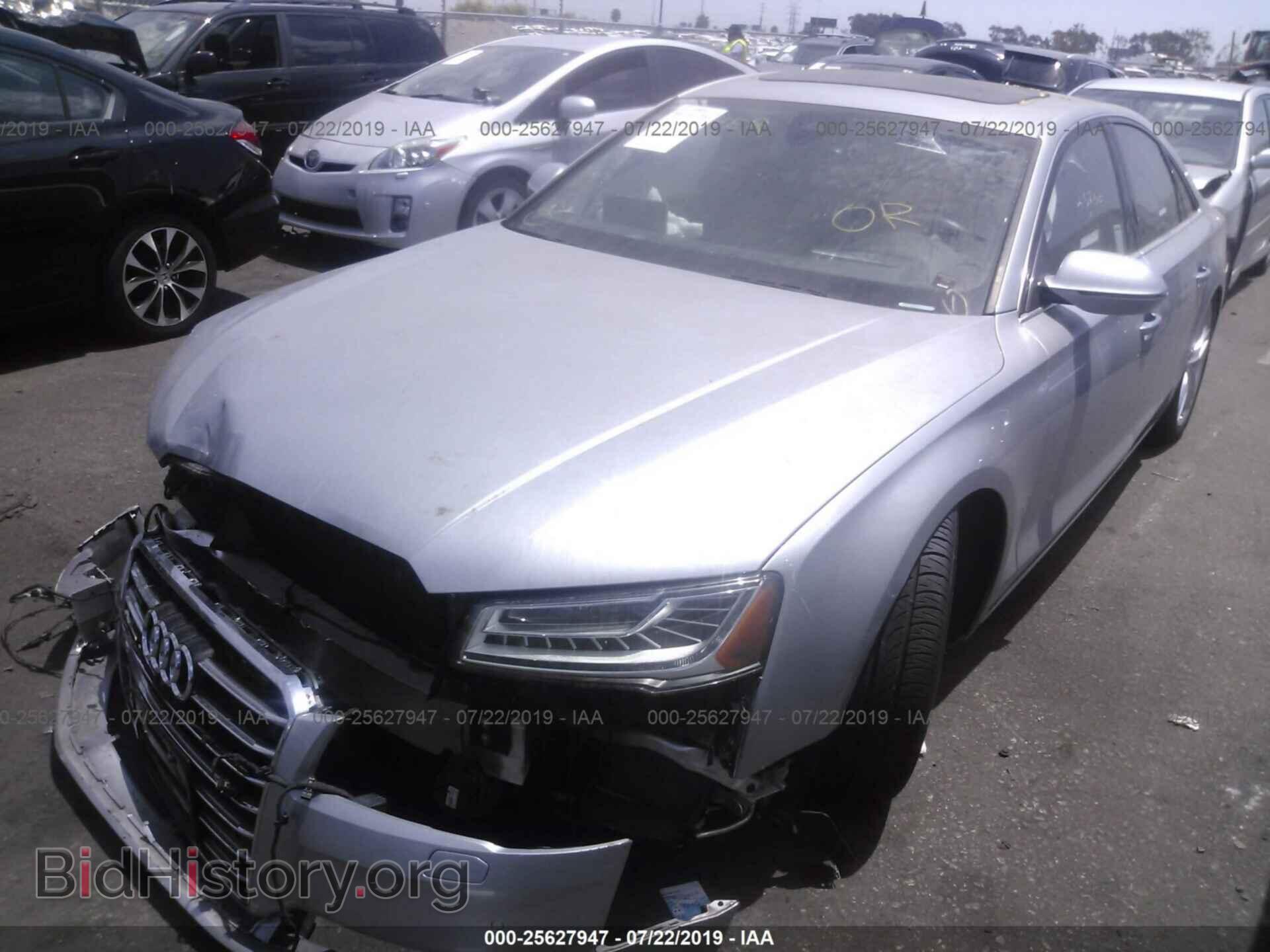 2015 AUDI A8 - VIN: WAUJ2AFD1FN029806 - Фото 2