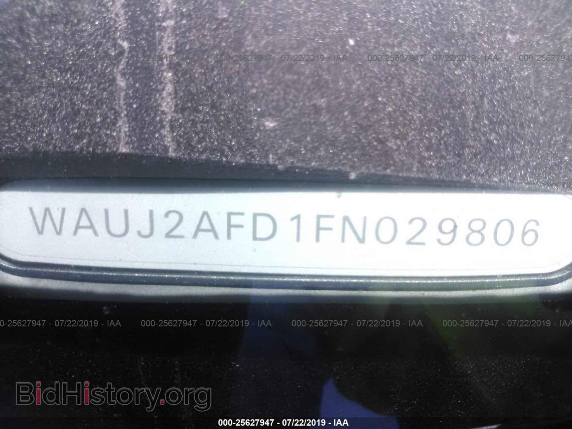 2015 AUDI A8 - VIN: WAUJ2AFD1FN029806 - Фото 9