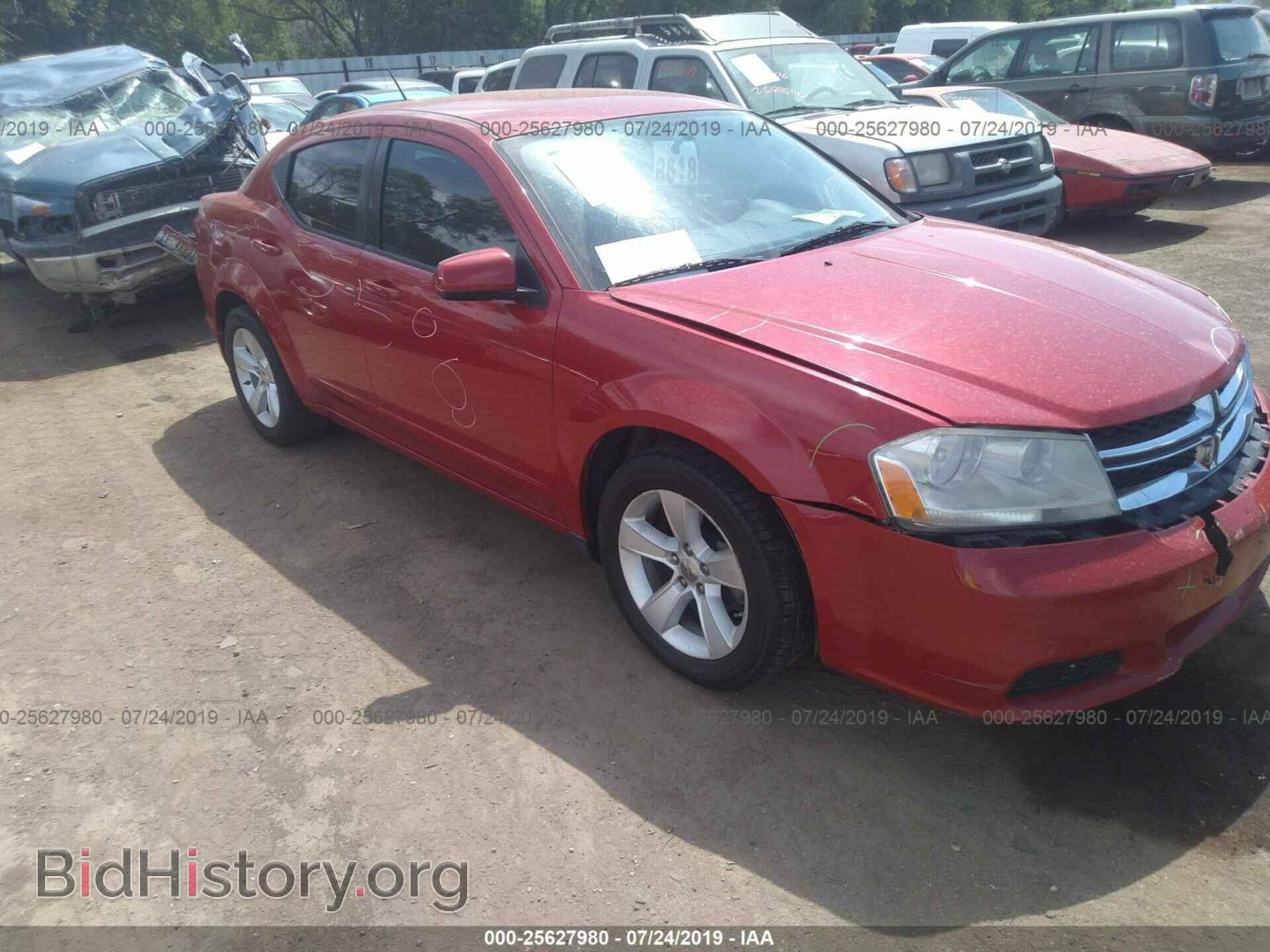Photo 1C3CDZCB1CN163500 - DODGE AVENGER 2012