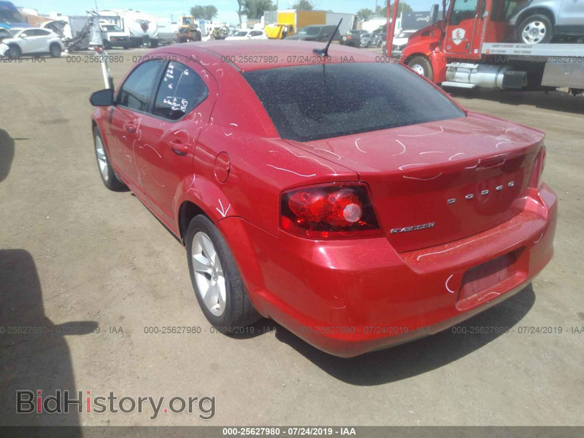 2012 DODGE AVENGER - VIN: 1C3CDZCB1CN163500 - Фото 3