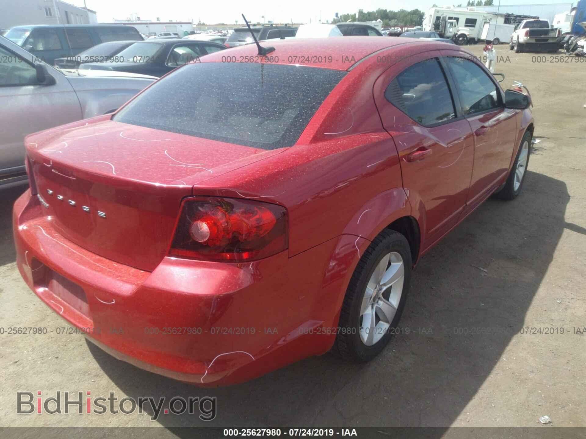 2012 DODGE AVENGER - VIN: 1C3CDZCB1CN163500 - Фото 4