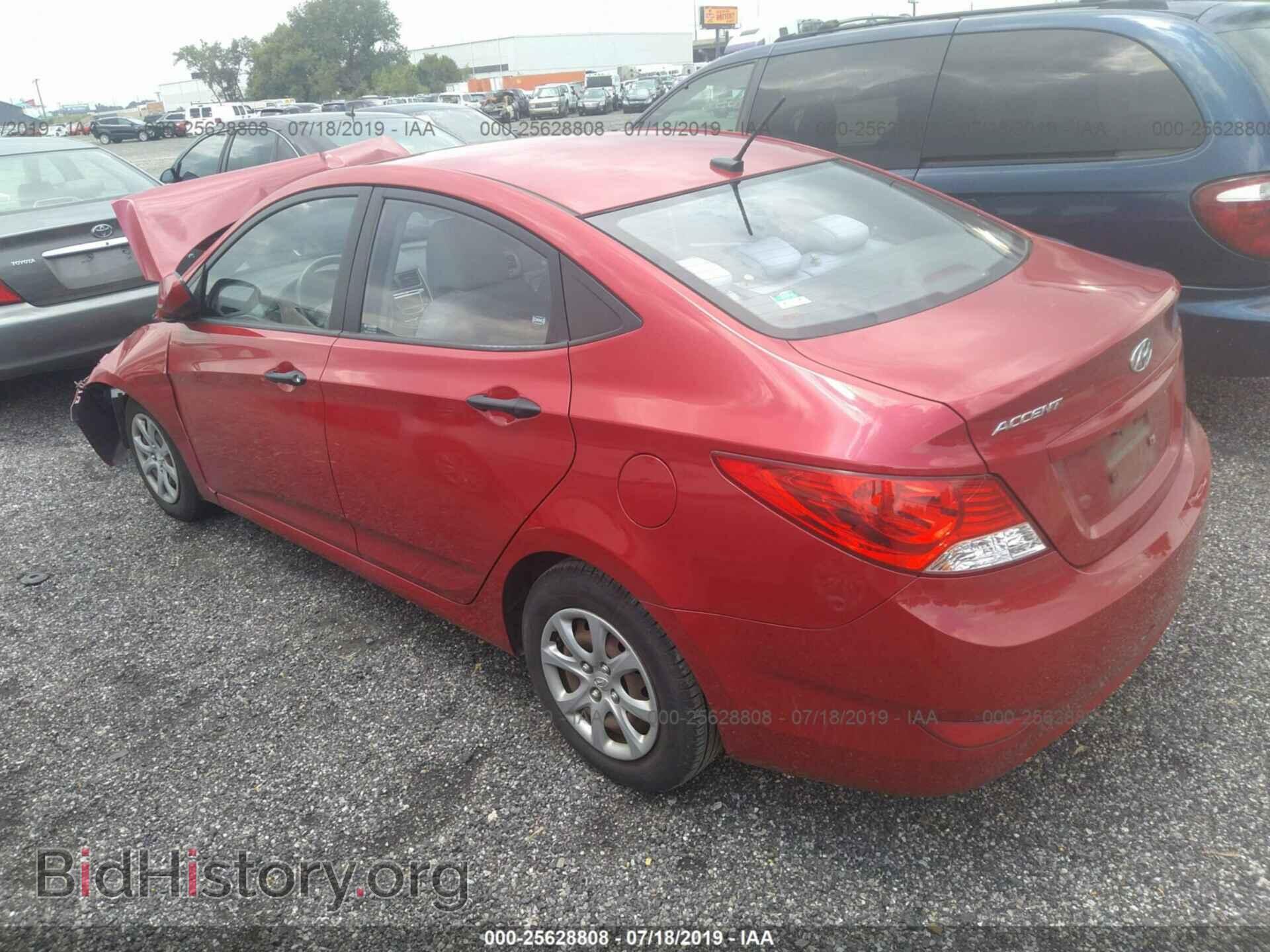 2012 HYUNDAI ACCENT - VIN: KMHCT4AEXCU072743 - Фото 3