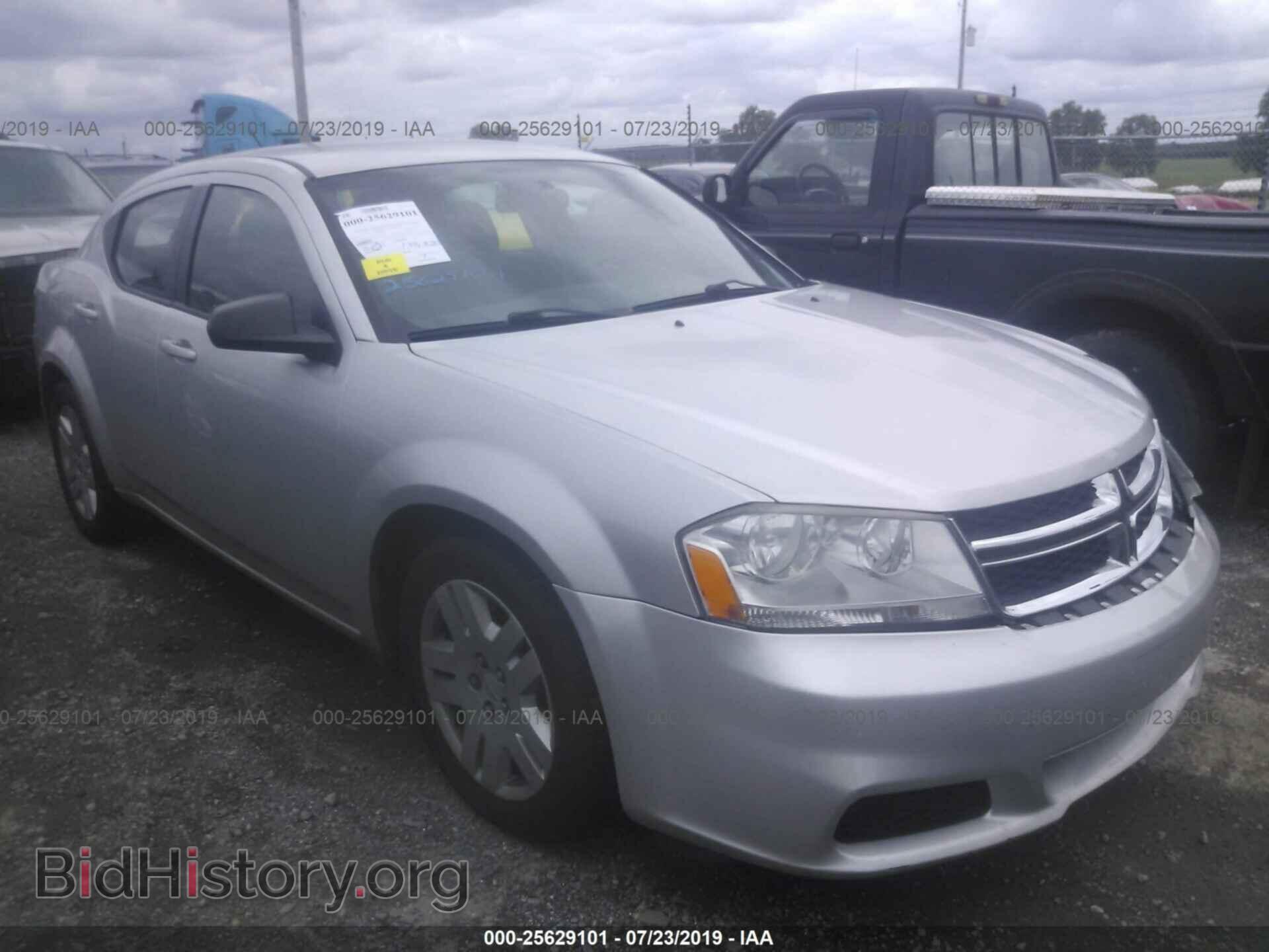 Photo 1C3CDZAB2CN157837 - DODGE AVENGER 2012