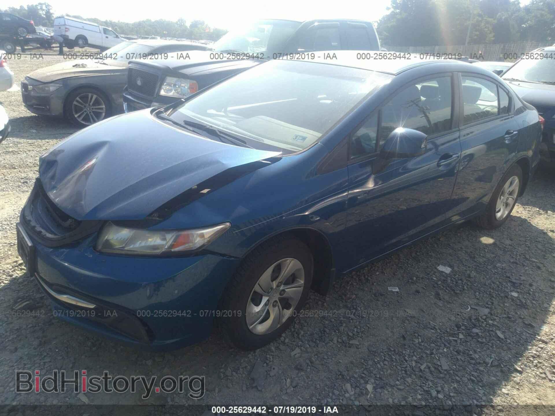 2013 HONDA CIVIC - VIN: 2HGFB2F56DH582482 - Фото 2