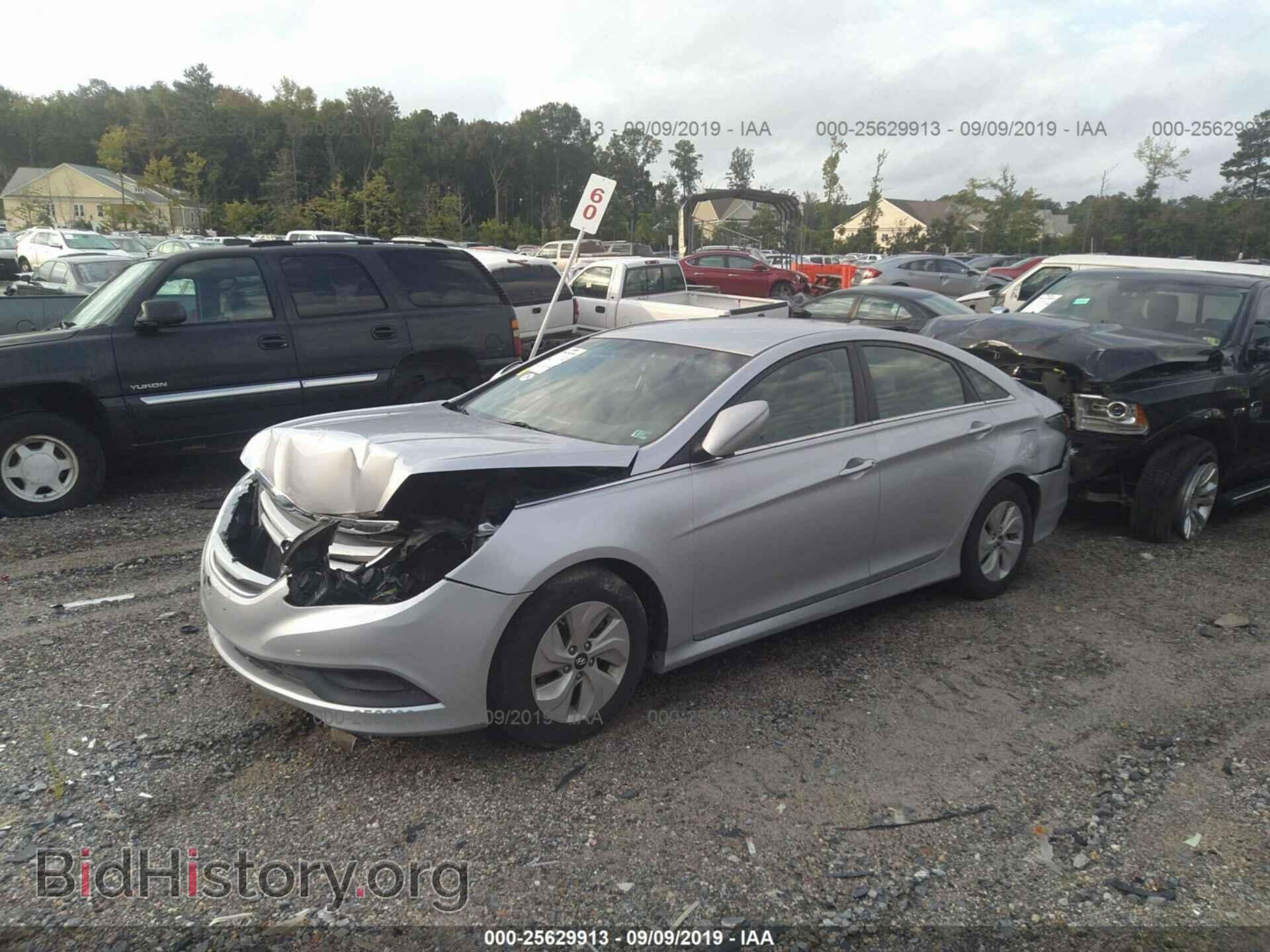 2014 HYUNDAI SONATA - VIN: 5NPEB4AC7EH816746 - Фото 2