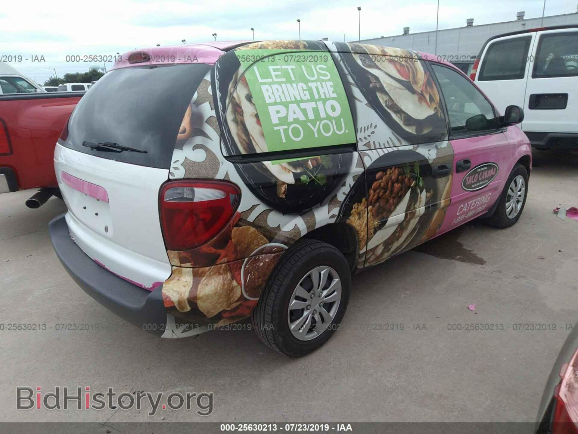 2007 DODGE CARAVAN - VIN: 1D4GP21RX7B205040 - Фото 4