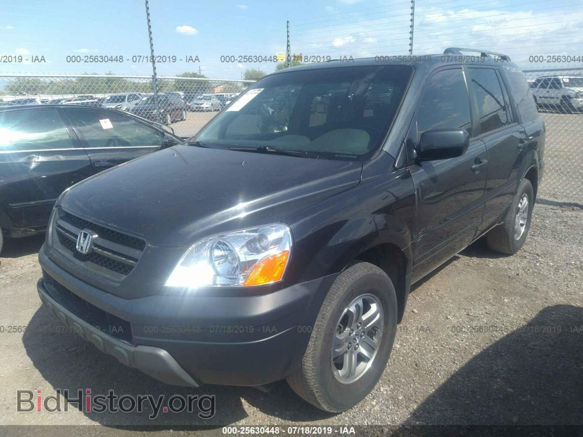 2005 Honda Pilot - VIN: 2HKYF18555H514217 - Фото 2
