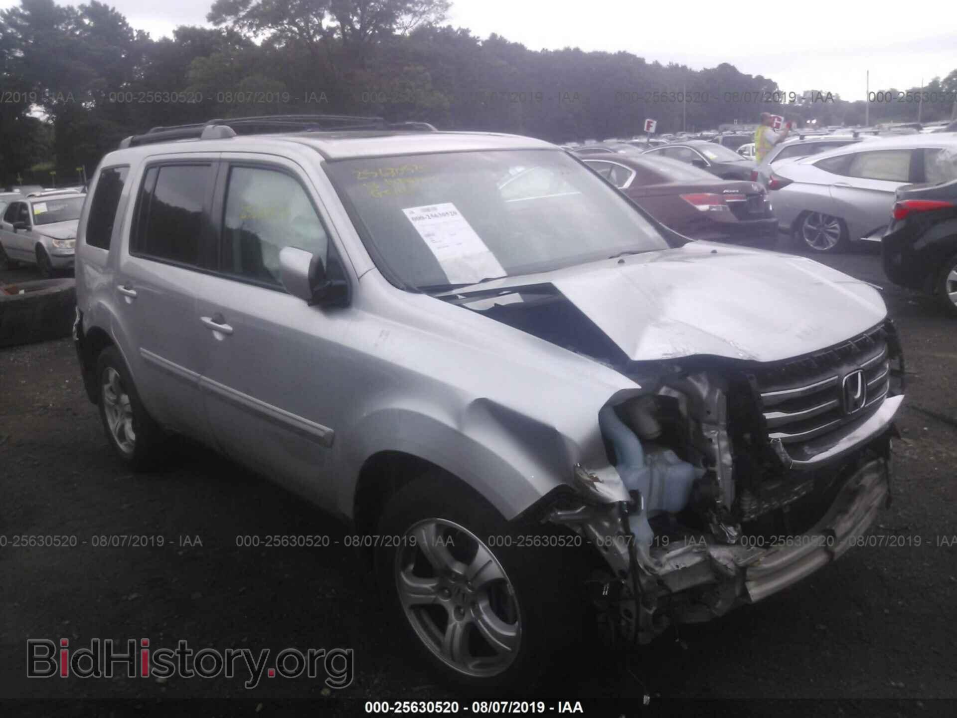 Фотография 5FNYF4H59DB044109 - HONDA PILOT 2013