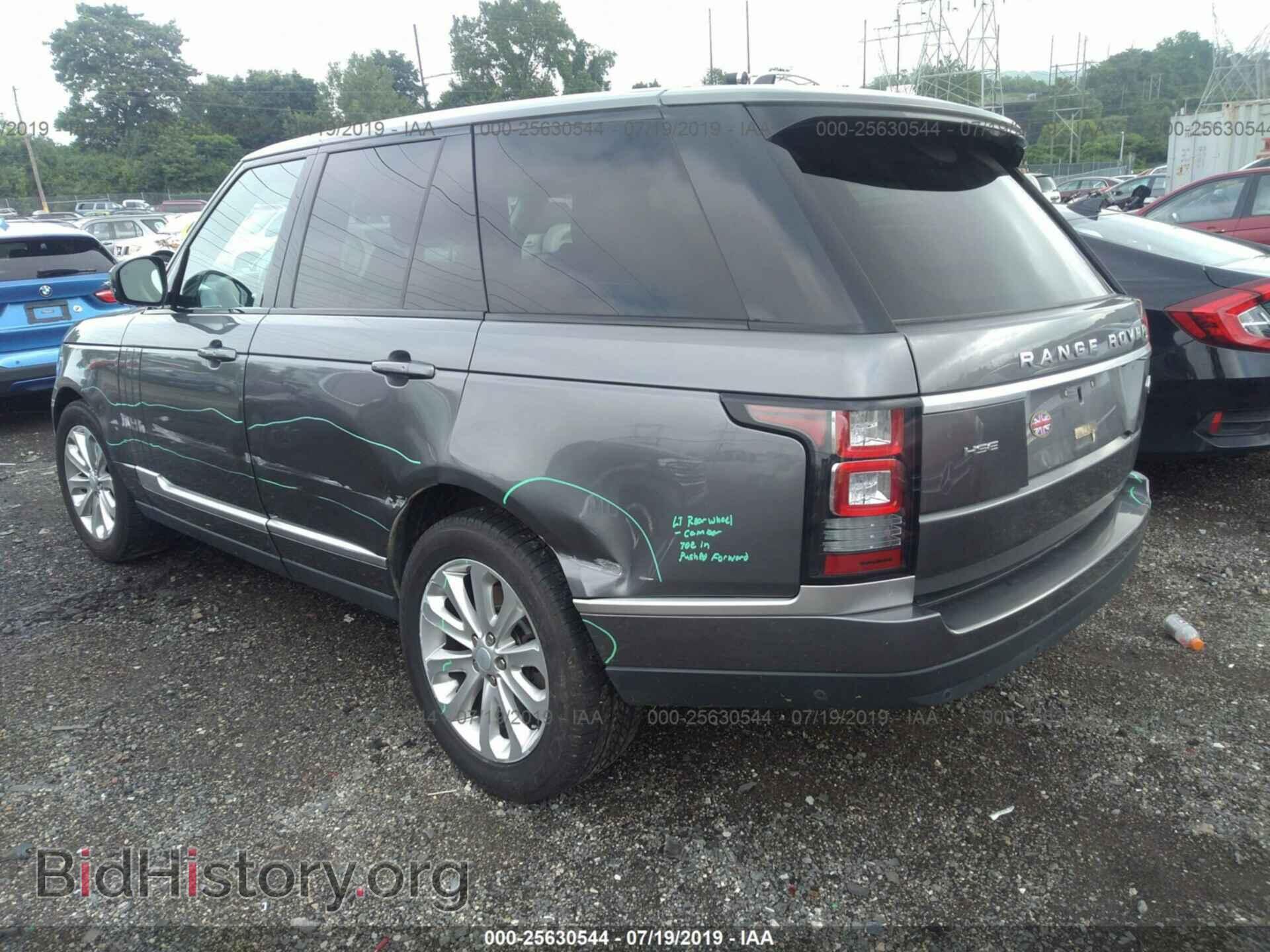 2015 LAND ROVER RANGE ROVER - VIN: SALGS2VF8FA231094 - Фото 3
