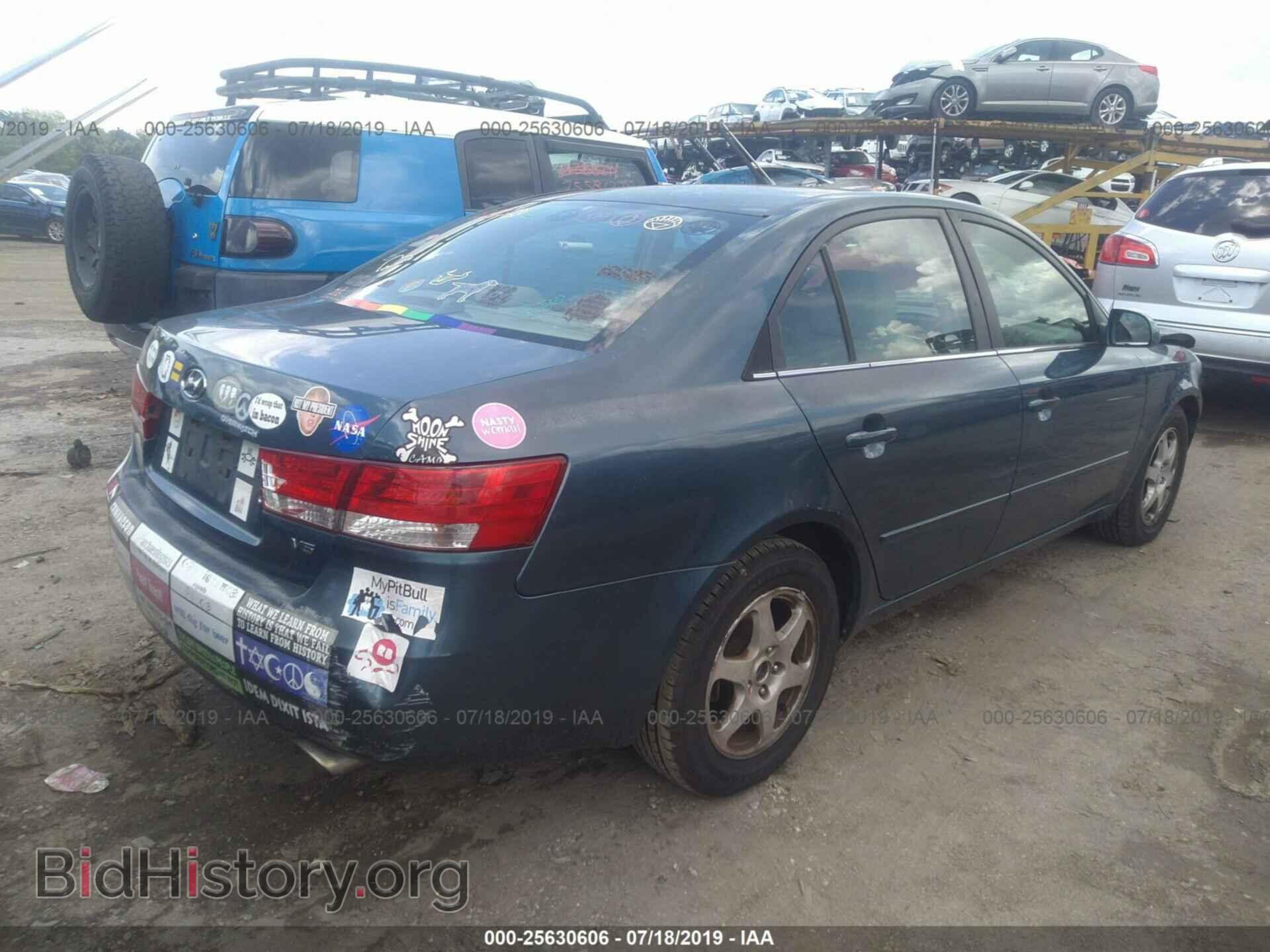 2006 HYUNDAI SONATA - VIN: 5NPEU46F46H085532 - Фото 4