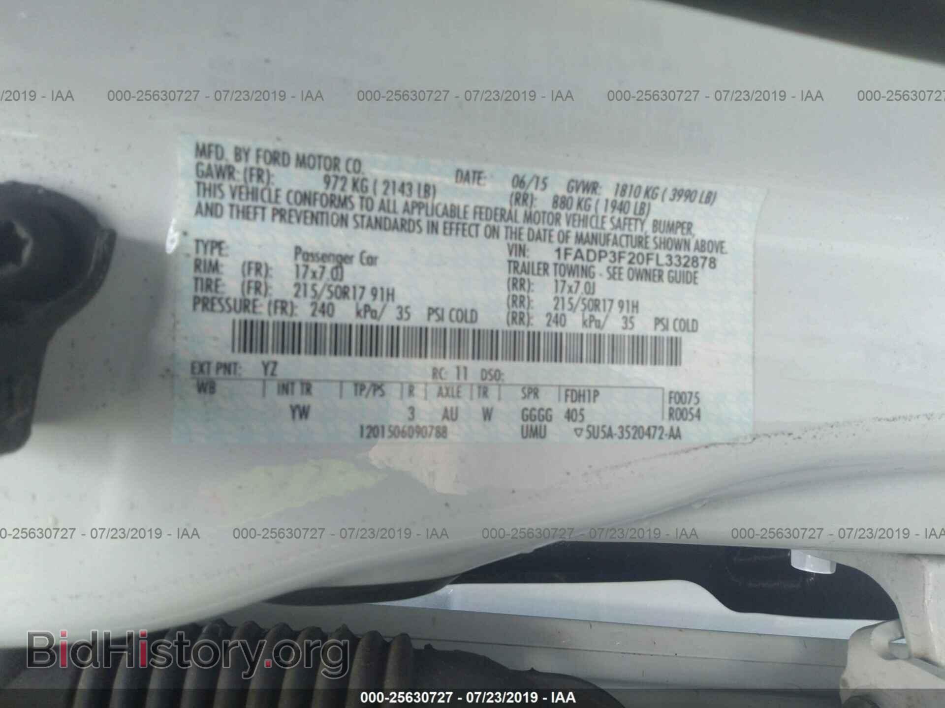 2015 FORD FOCUS - VIN: 1FADP3F20FL332878 - Photo 9