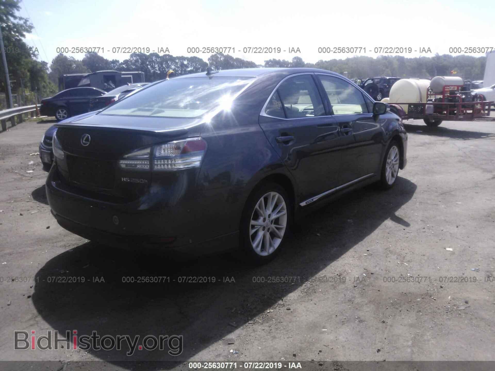 2011 LEXUS HS - VIN: JTHBB1BA7B2047997 - Фото 4